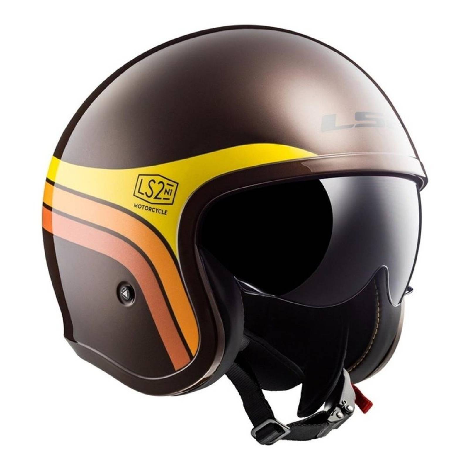 Casco Abierto 3/4 LS2 OF599 Spitfire Sunrise Café Racer