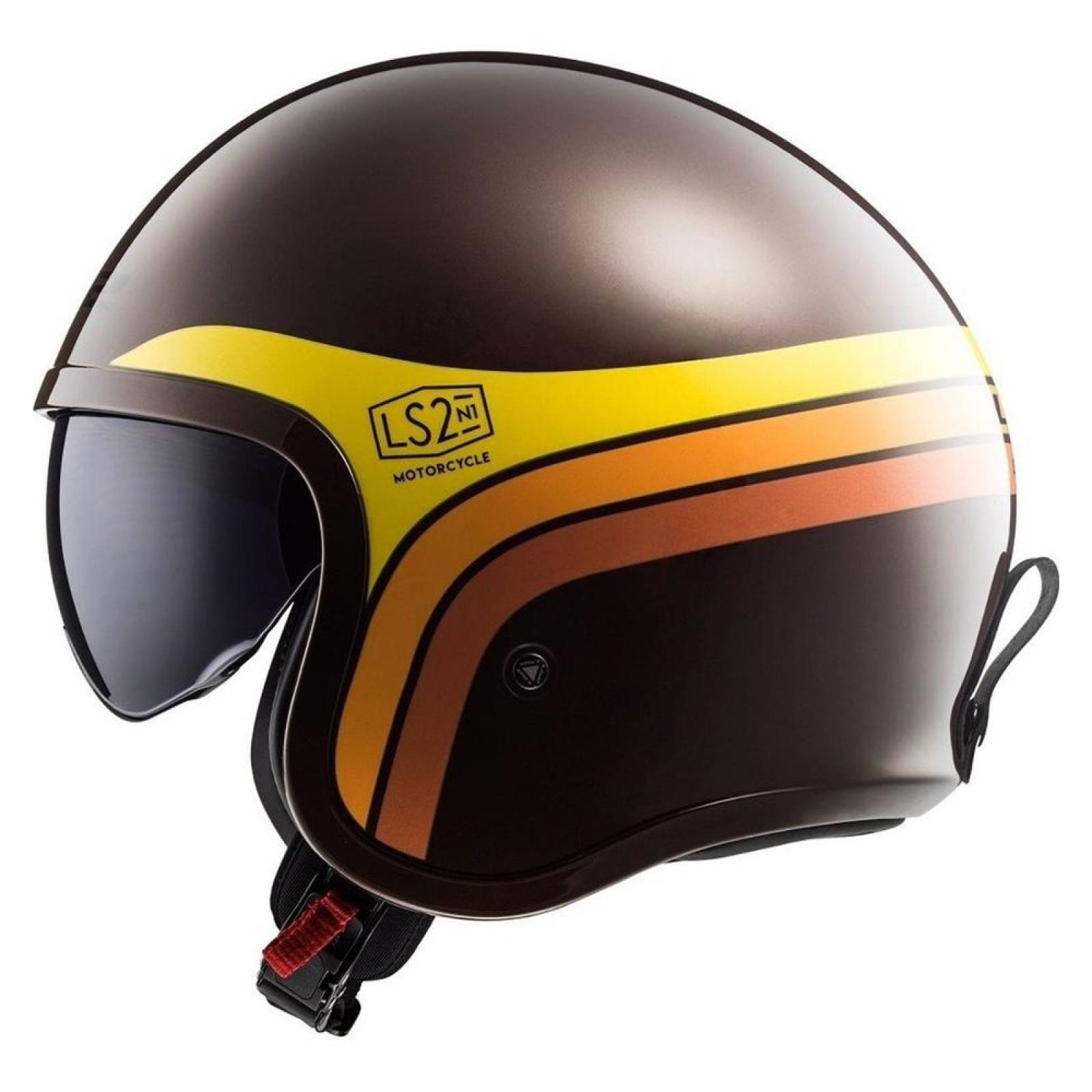 Casco Abierto 3/4 LS2 OF599 Spitfire Sunrise Café Racer