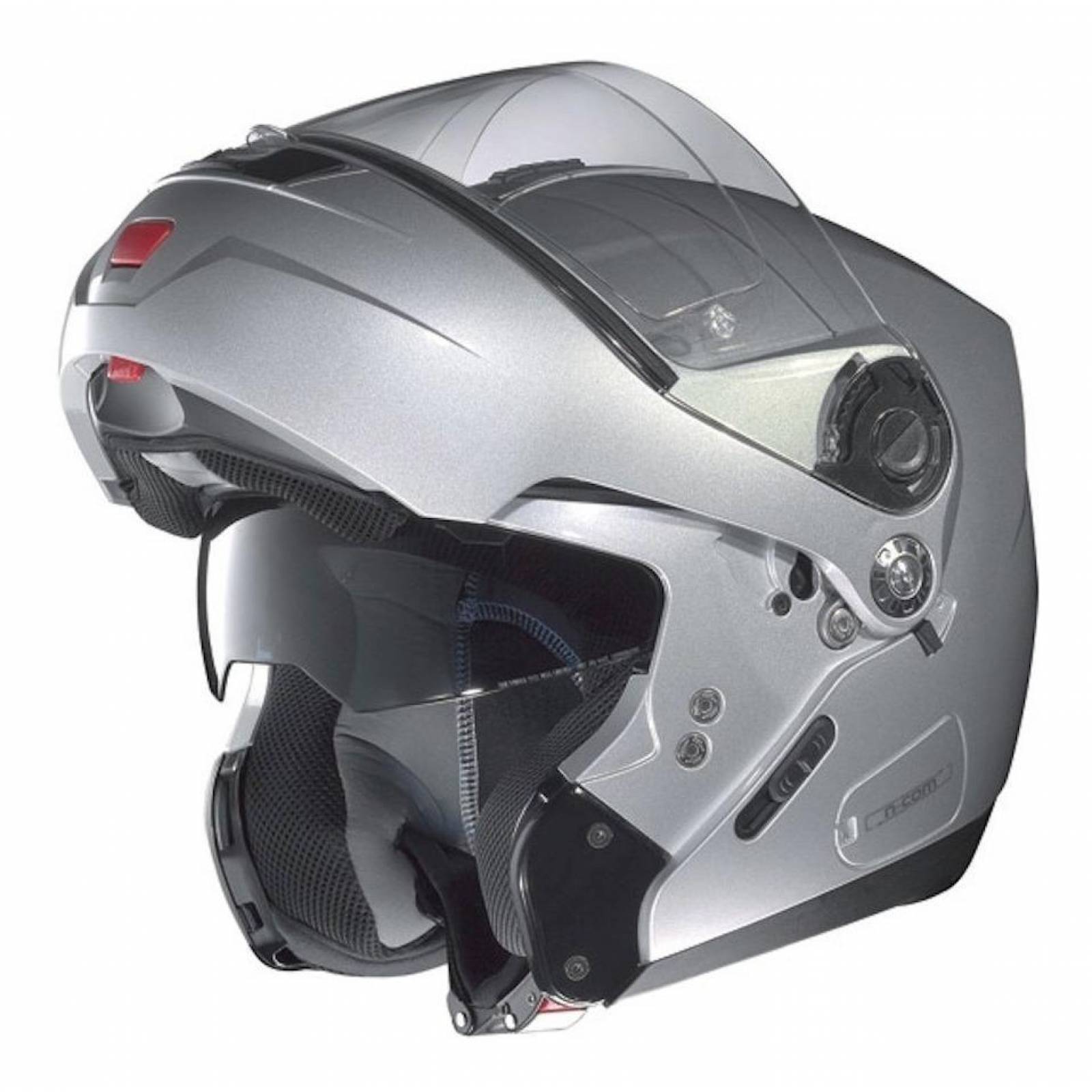 Casco Modular Abatible Grex Nolan G9.1 Kinetic Evolve Plata 