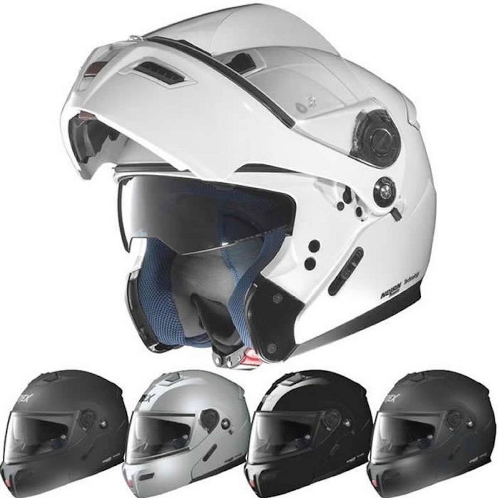 Casco Modular Abatible Grex Nolan G9.1 Kinetic Evolve Plata 