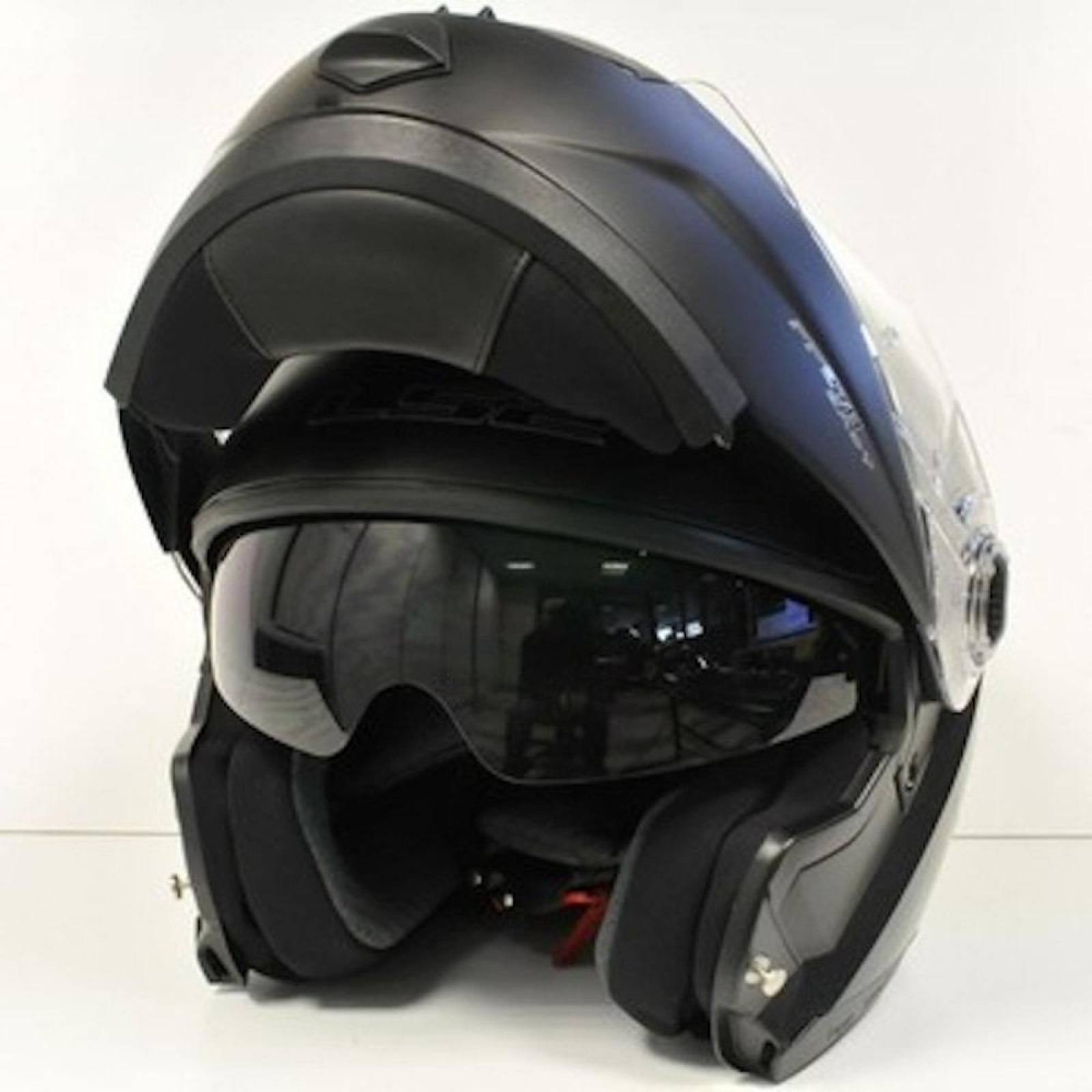 Casco Abatible Modular LS2 FF370 Negro Mate 