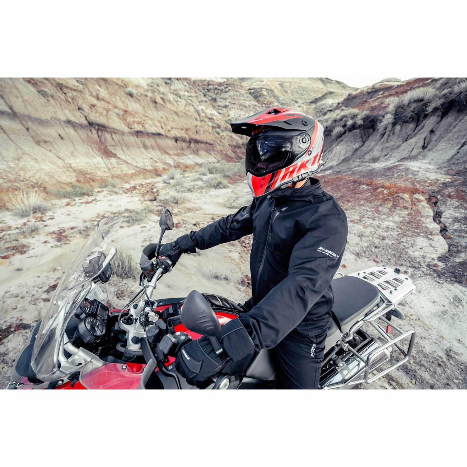 Chamarra Joe Rocket Moto Whistler Impermeable Negra 
