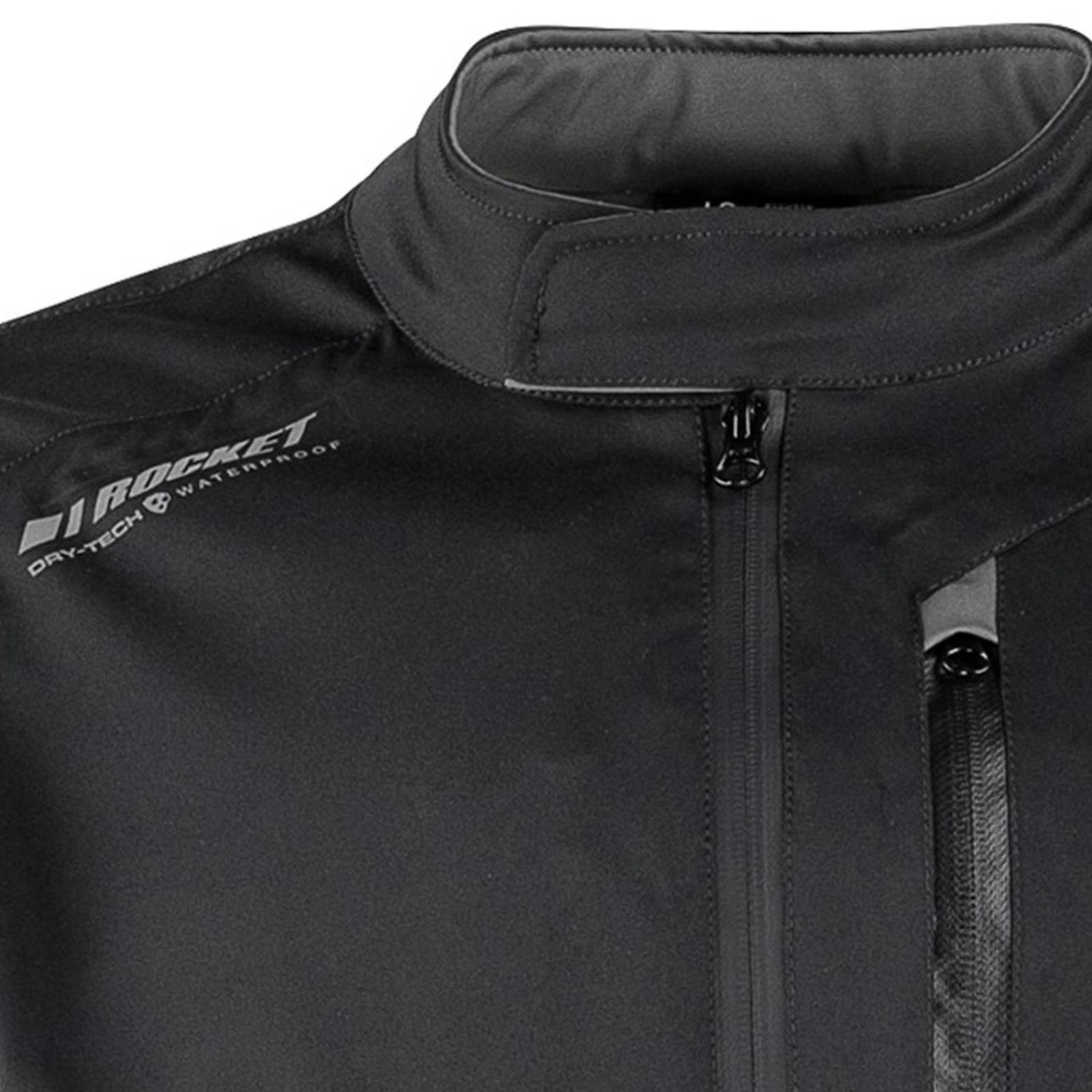 Chamarra Joe Rocket Moto Whistler Impermeable Negra 