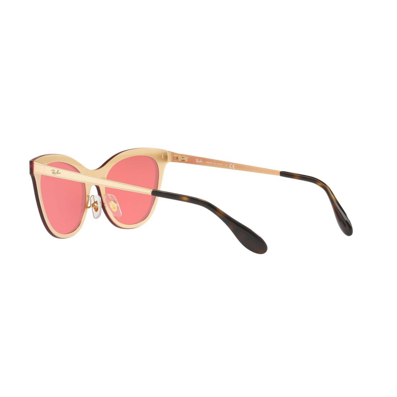 Ray Ban Mujer RB 3580N 043/E4 43 Cat Eye Oro / Rosa Espejo 