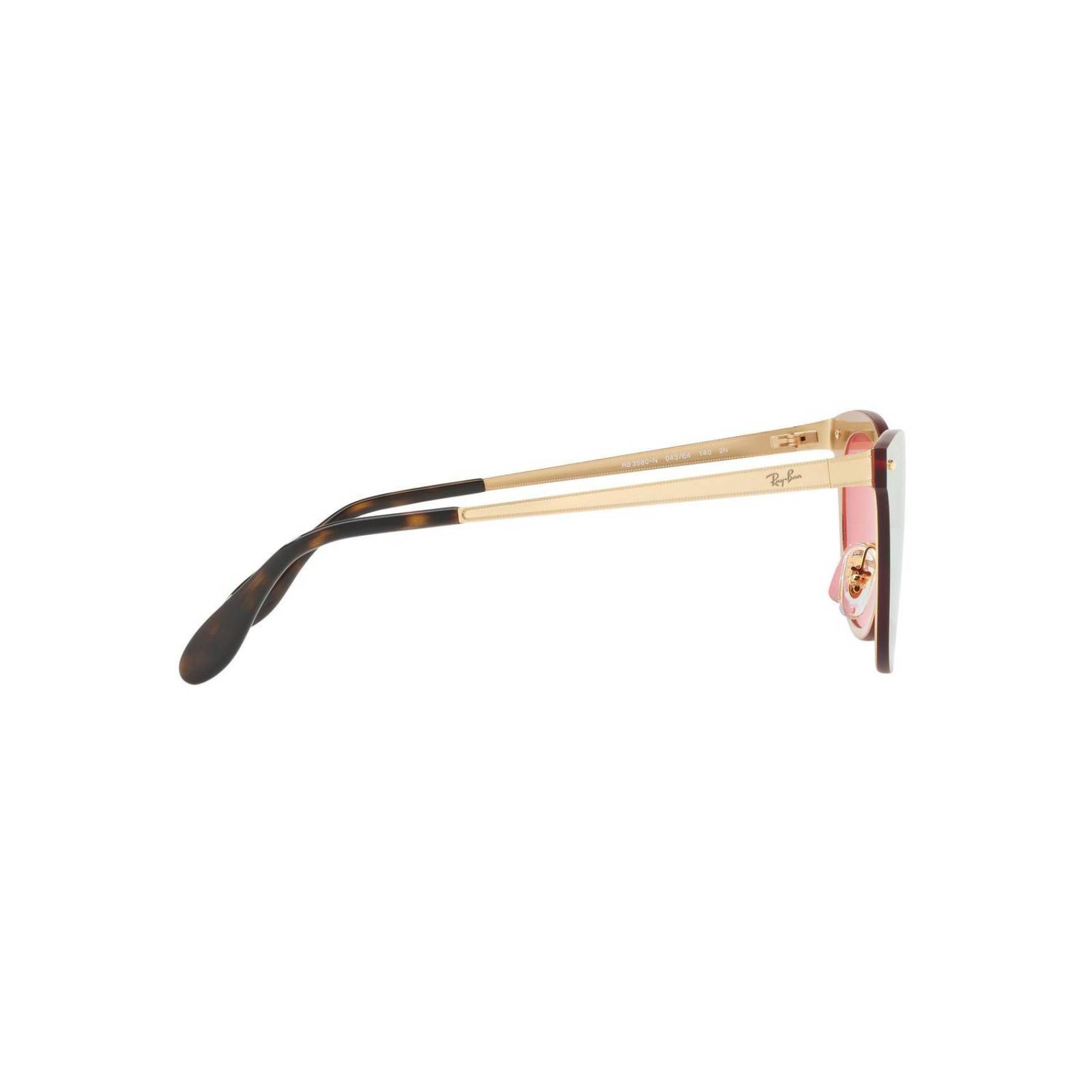 Ray Ban Mujer RB 3580N 043/E4 43 Cat Eye Oro / Rosa Espejo 