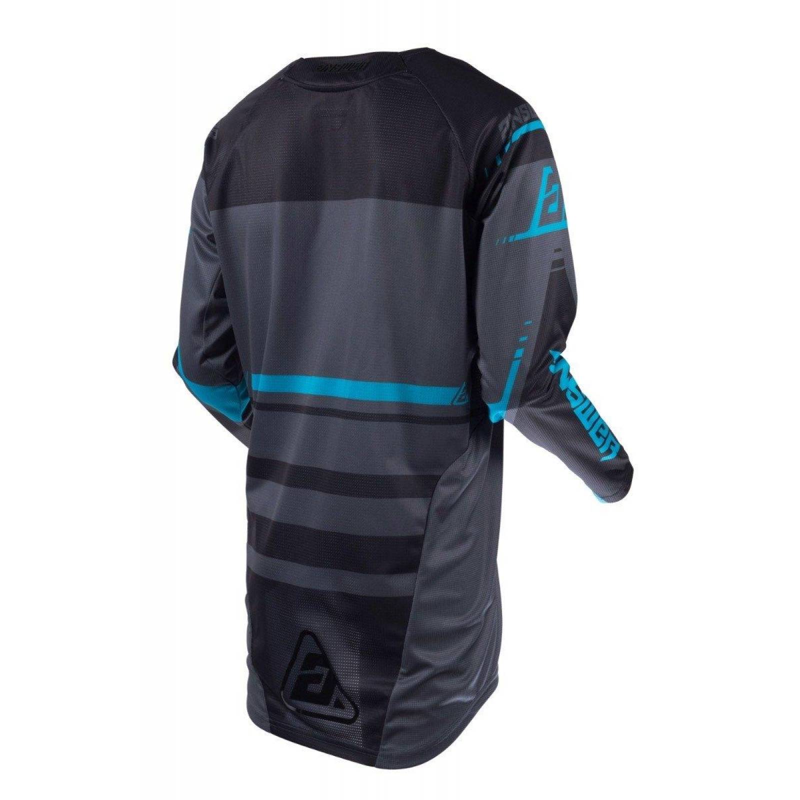 Jersey Answer Elite Force Gris / Azul Moto Cross