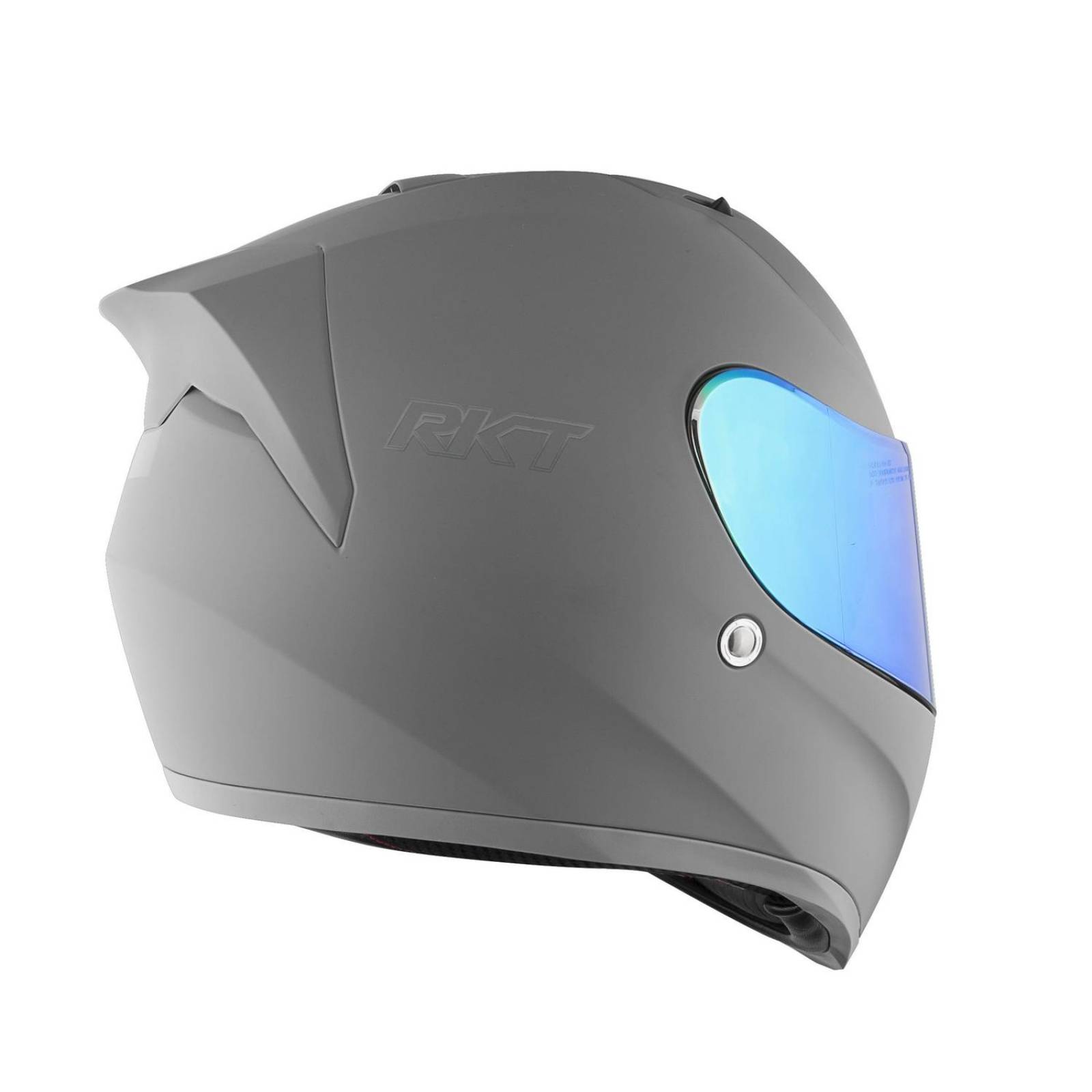 Casco Integral Joe Rocket Rkt 14 Ion Gris Mate / Azul Iridium 