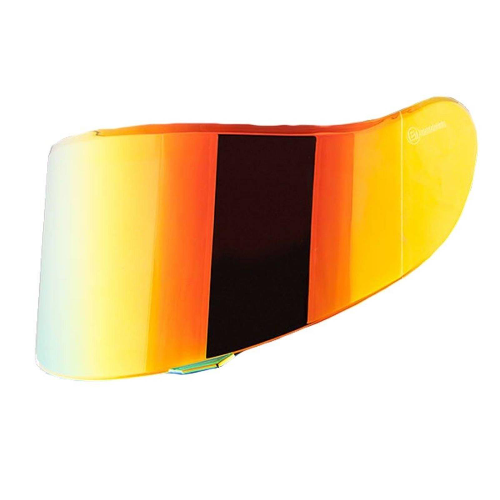 Mica Iridium Para Cascos Joe Rocket Rkt 14 Naranja Espejo 