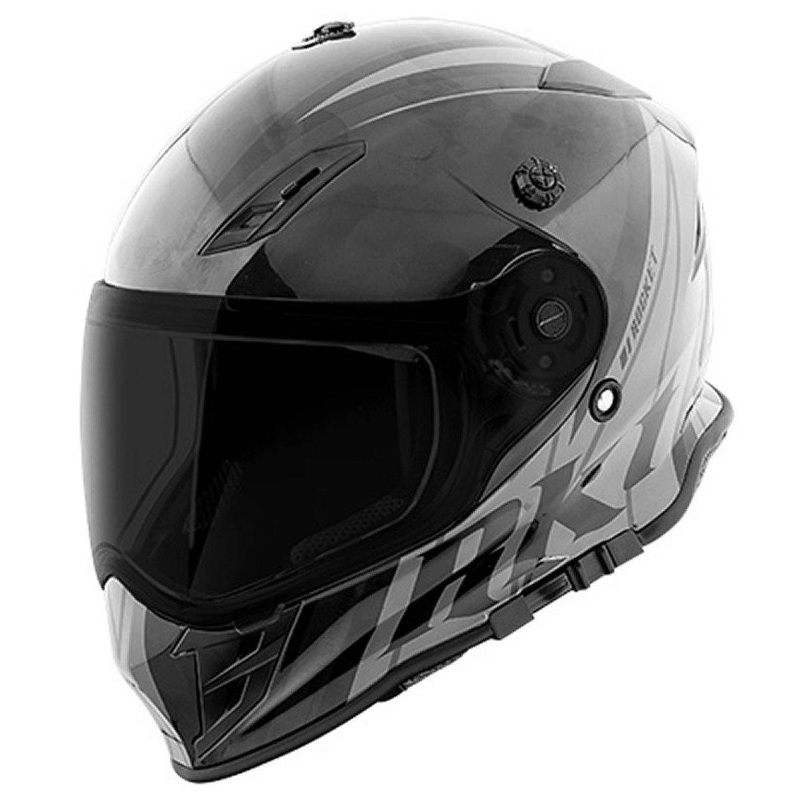 Casco Doble Propósito Joe Rocket RKT 25 Trans Canada Negro / Gris / Negro