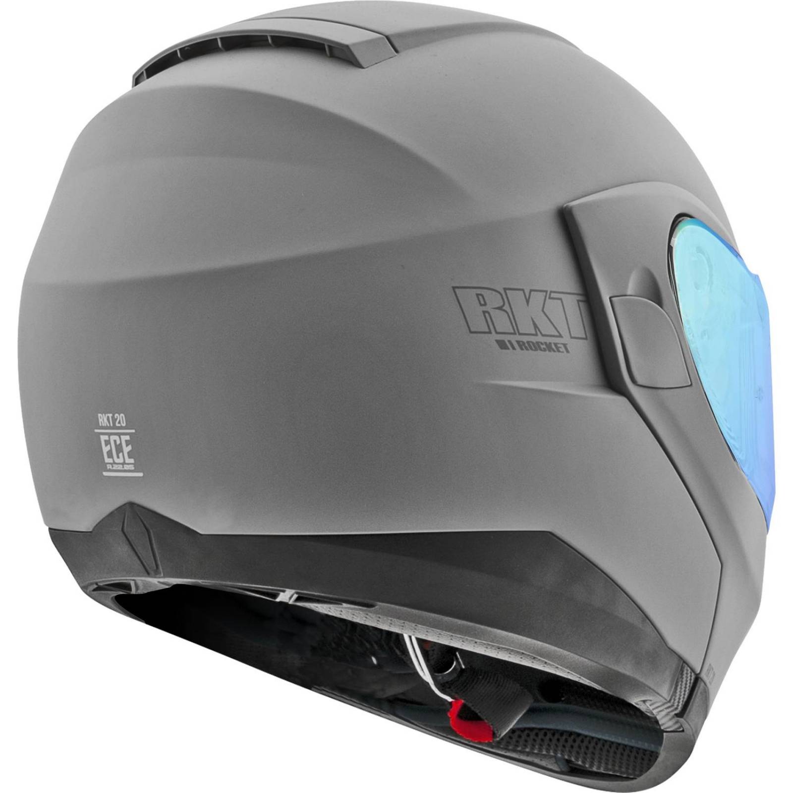 Casco Abatible Joe Rocket RKT 20 Ion Grey Gris Mate Iridium 