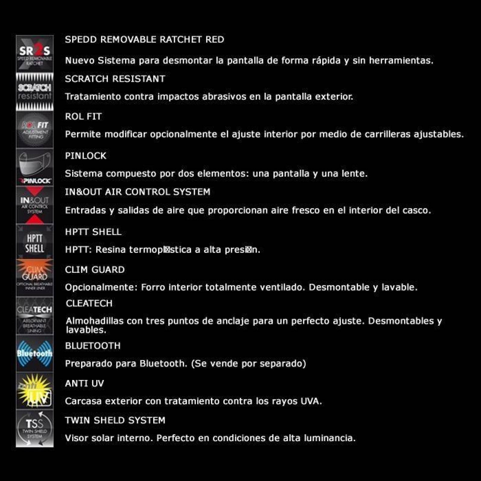 Casco Abatible Modular LS2 FF386 Blanco