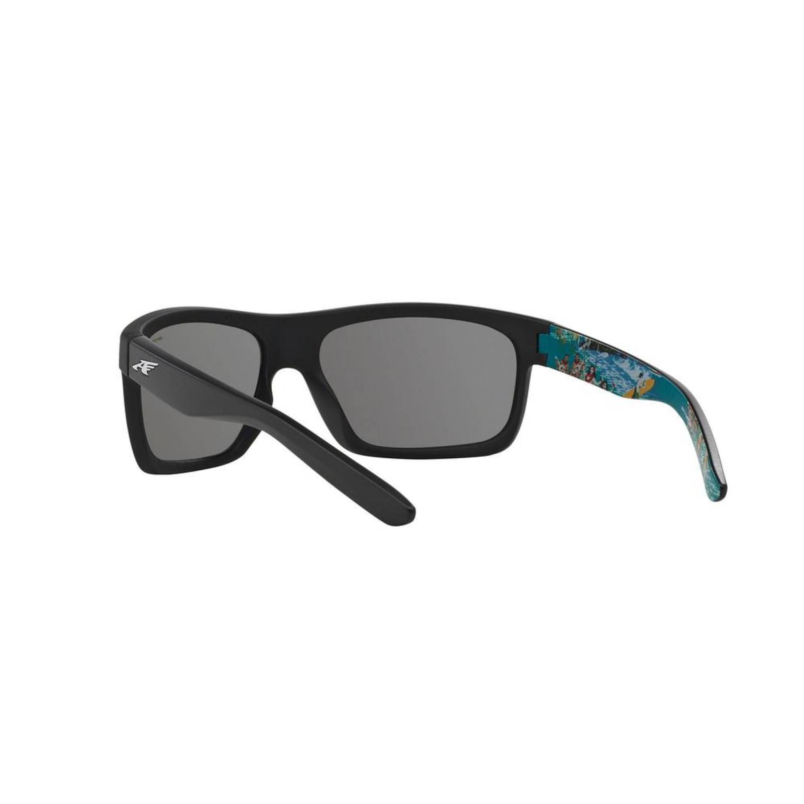 Lentes Arnette Easy Money Black Aloha Blue Mirror Polarized AN4190 222222 63