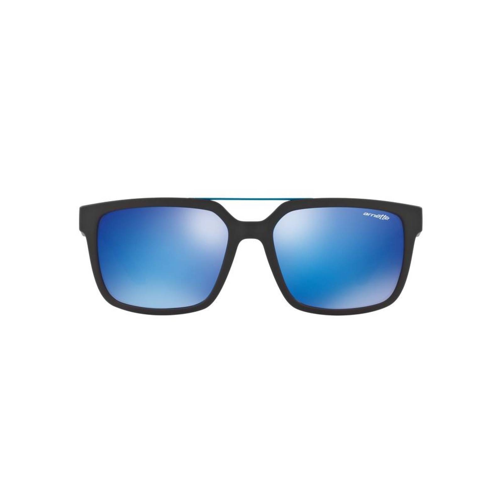 Lentes Arnette Petrolhead Matte Black / Blue Mirror AN4231 01/25 57