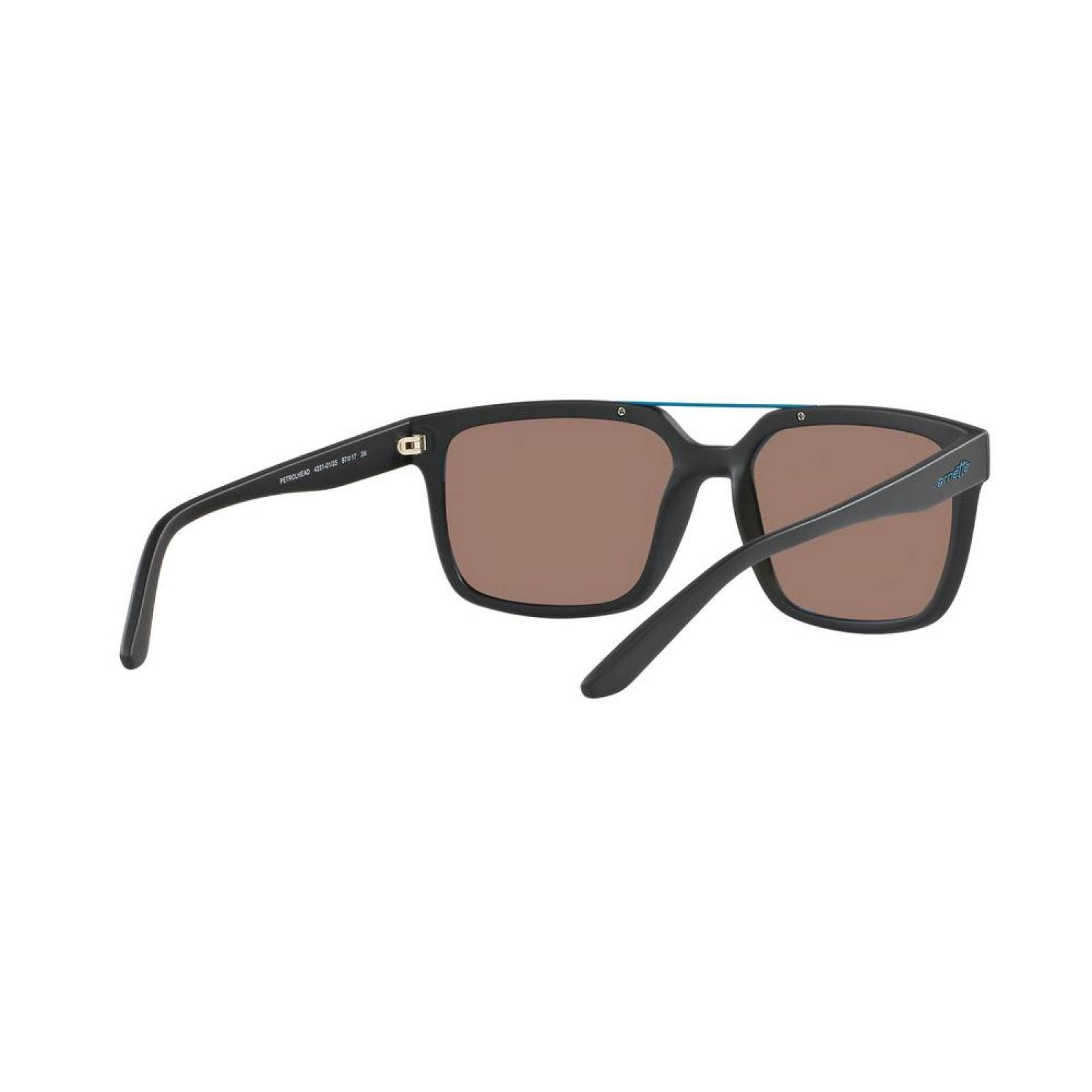 Lentes Arnette Petrolhead Matte Black / Blue Mirror AN4231 01/25 57