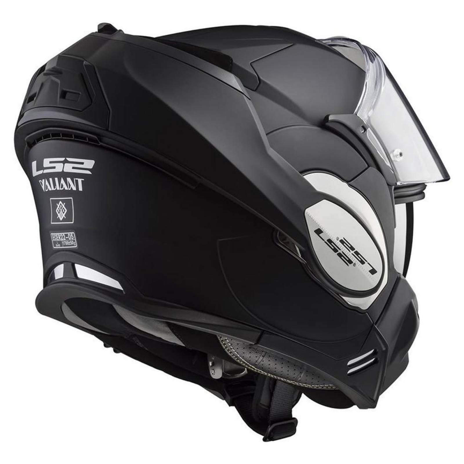 Casco Abatible Modular LS2 FF399 Valiant 180 Negro Mate 