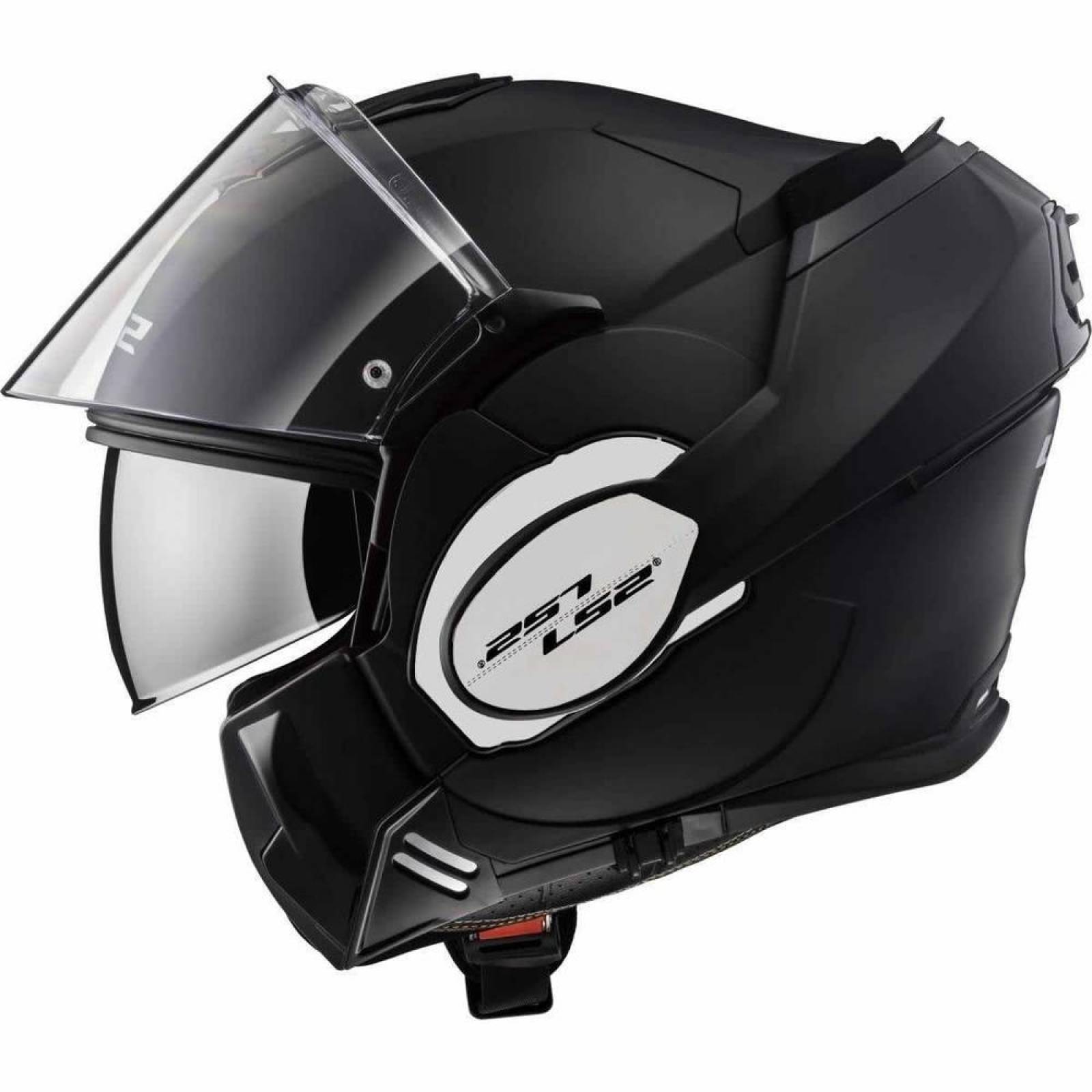 Casco Abatible Modular LS2 FF399 Valiant 180 Negro Mate 