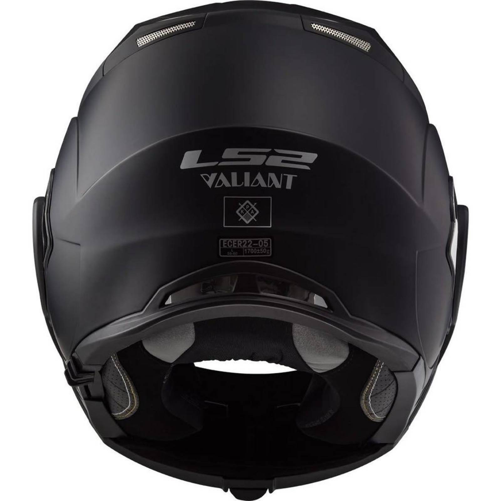 Casco Abatible Modular LS2 FF399 Valiant 180 Negro Mate 