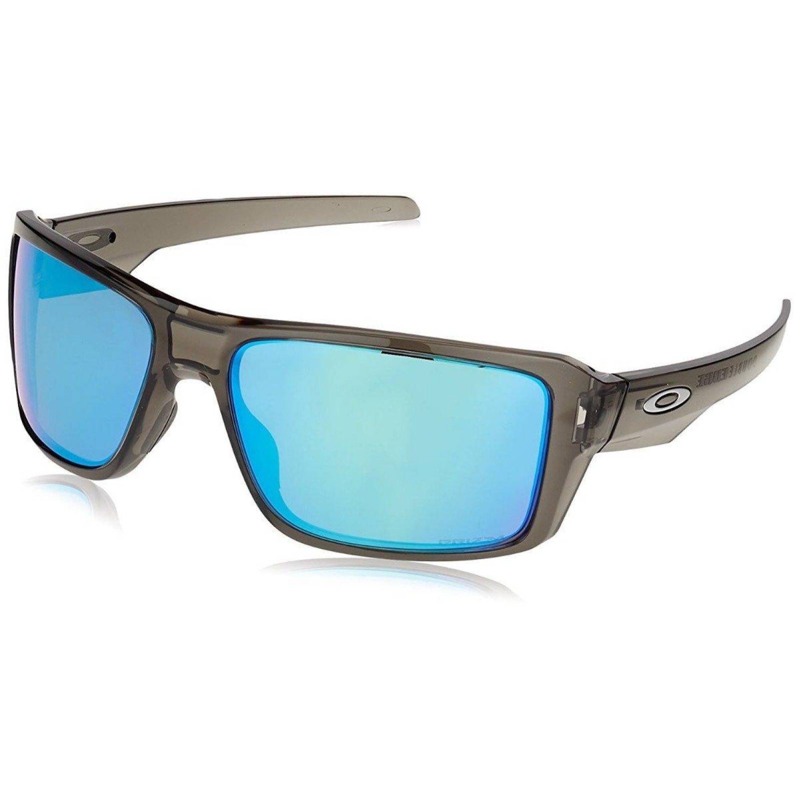 Oakley Double Edge Grey Smoke - Prizm Sapphire Polarized OO9380-06 