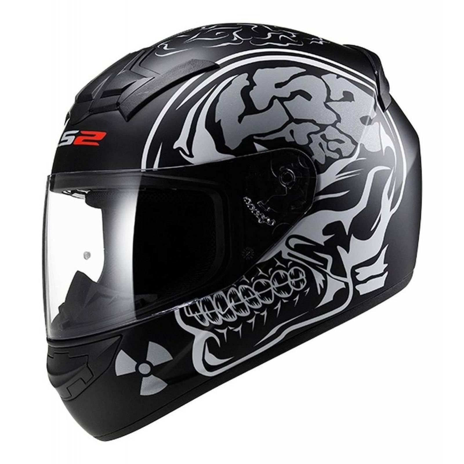 Casco Integral LS2 FF352 X-Ray Negro Mate 