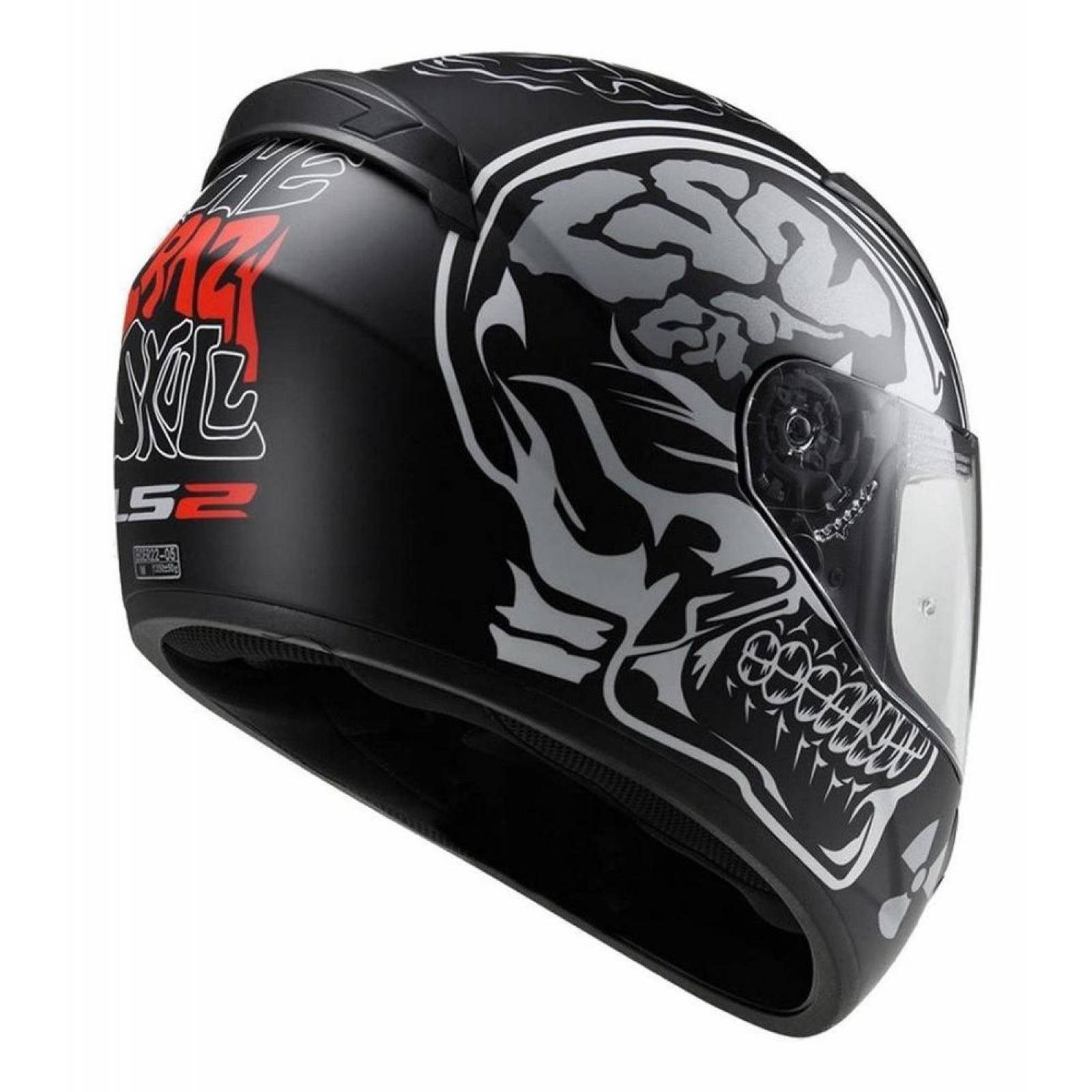Casco Integral LS2 FF352 X-Ray Negro Mate 