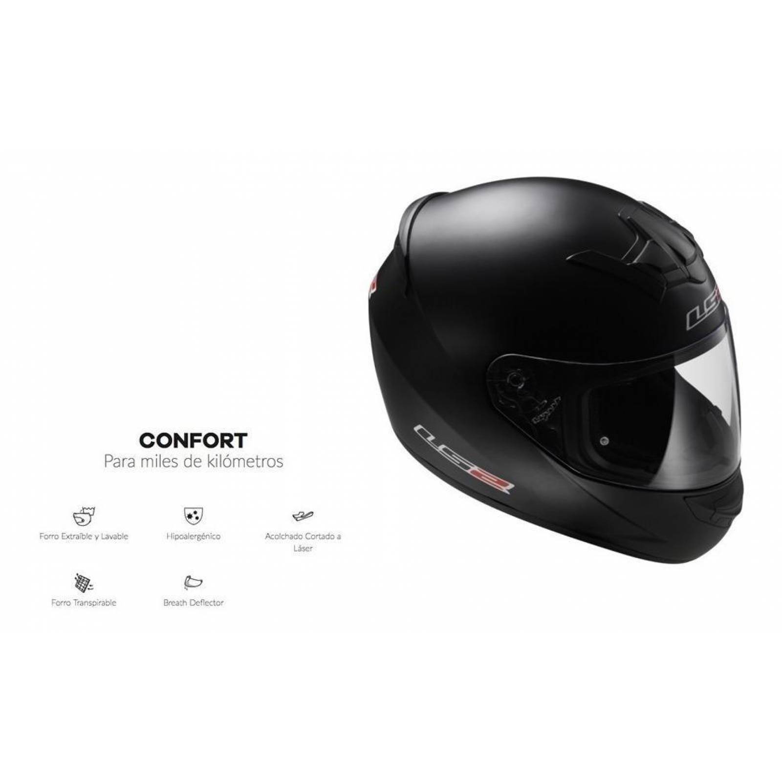 Casco Integral LS2 FF352 Rookie Fan Road Naranja Mate 