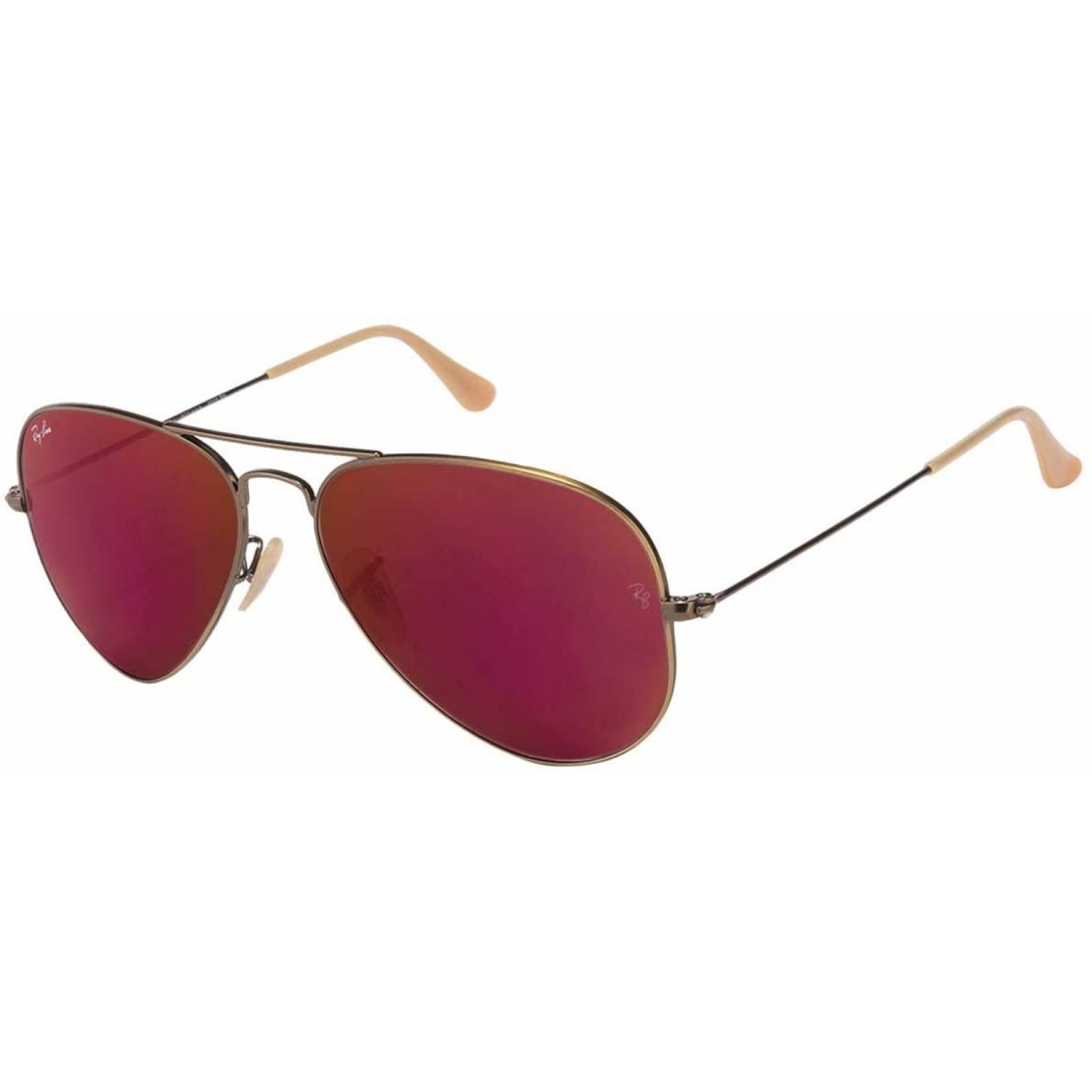 Ray Ban Aviator 3025 167/2K Brushed Bronze/ Red Mirror Flash 
