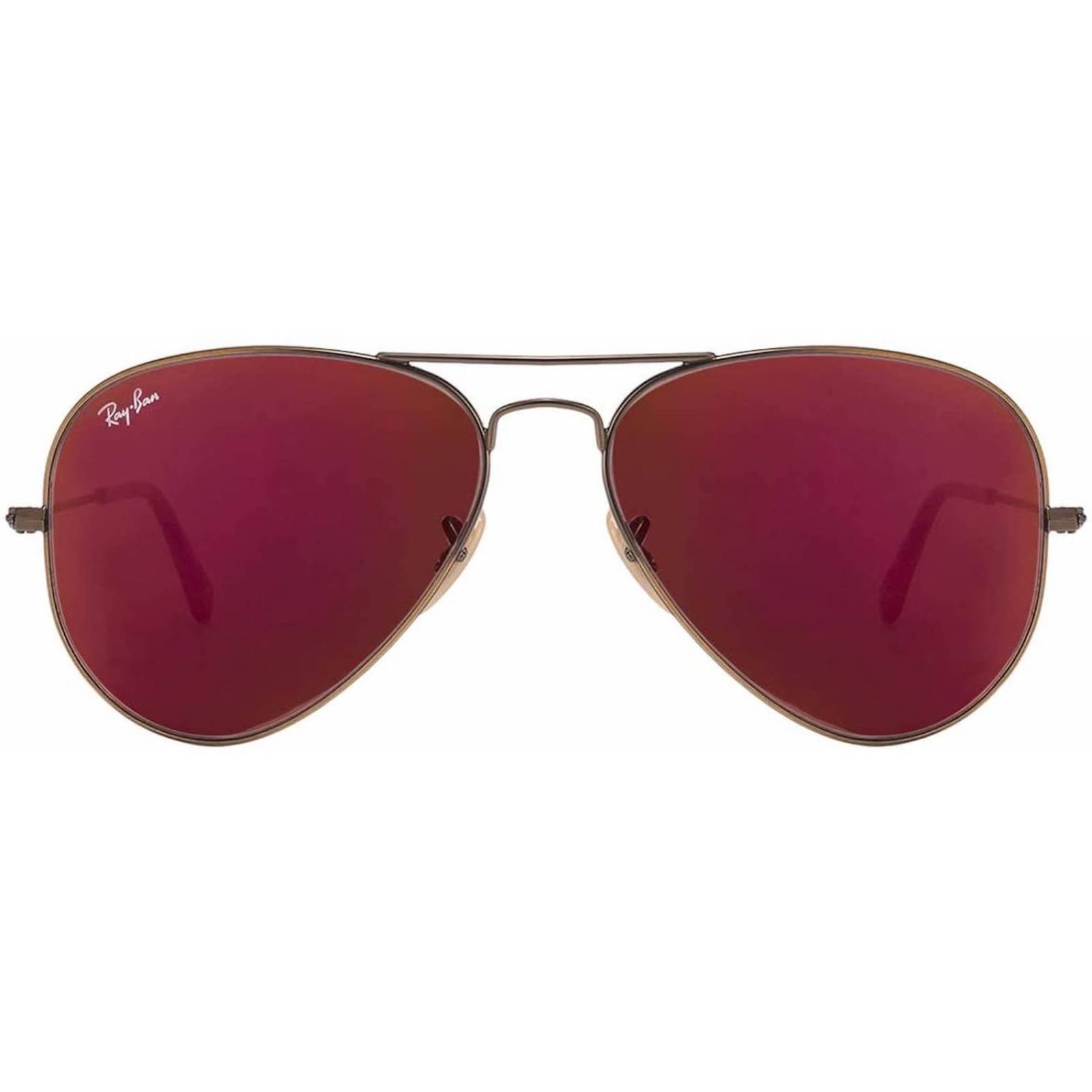 Ray Ban Aviator 3025 167/2K Brushed Bronze/ Red Mirror Flash 