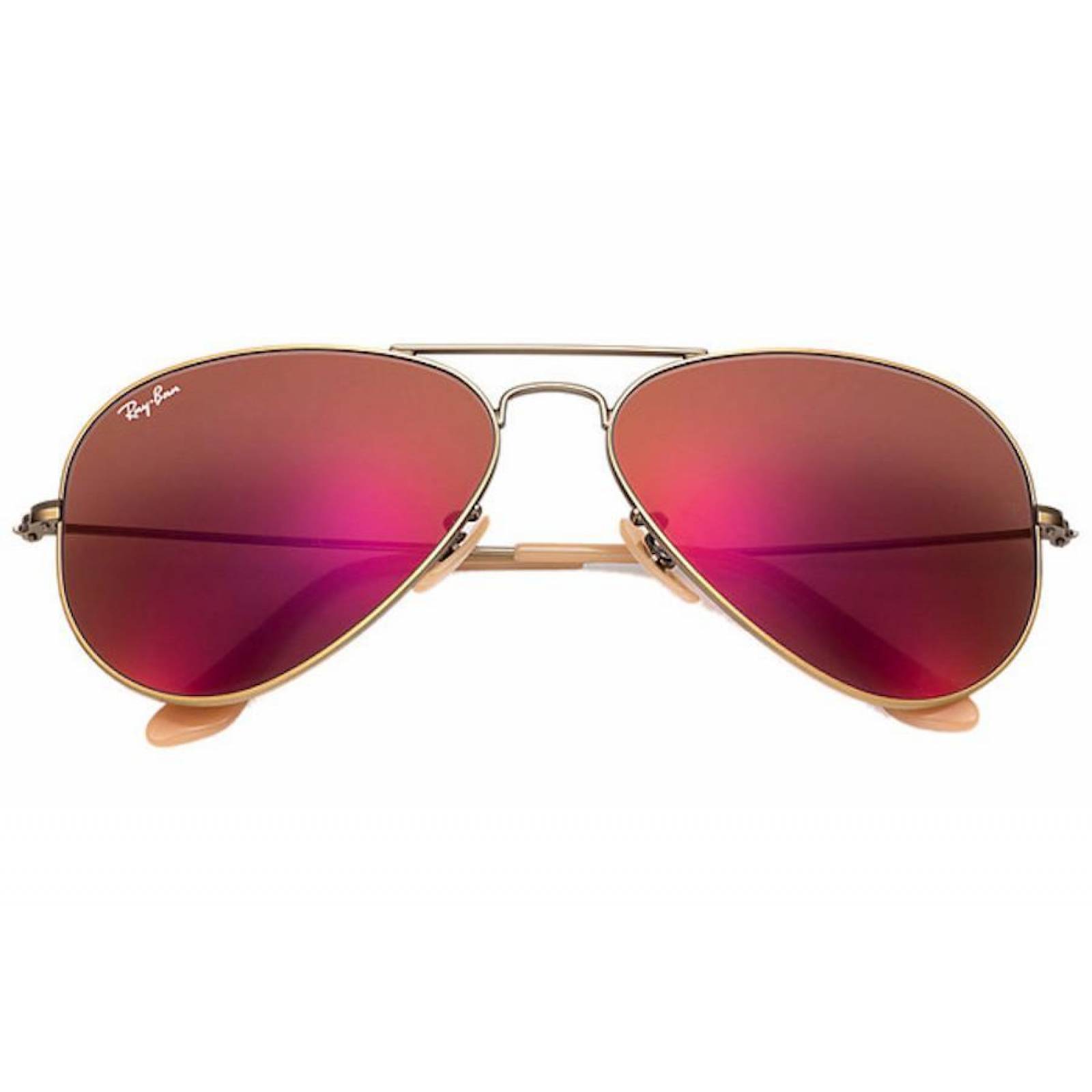 Ray Ban Aviator 3025 167/2K Brushed Bronze/ Red Mirror Flash 
