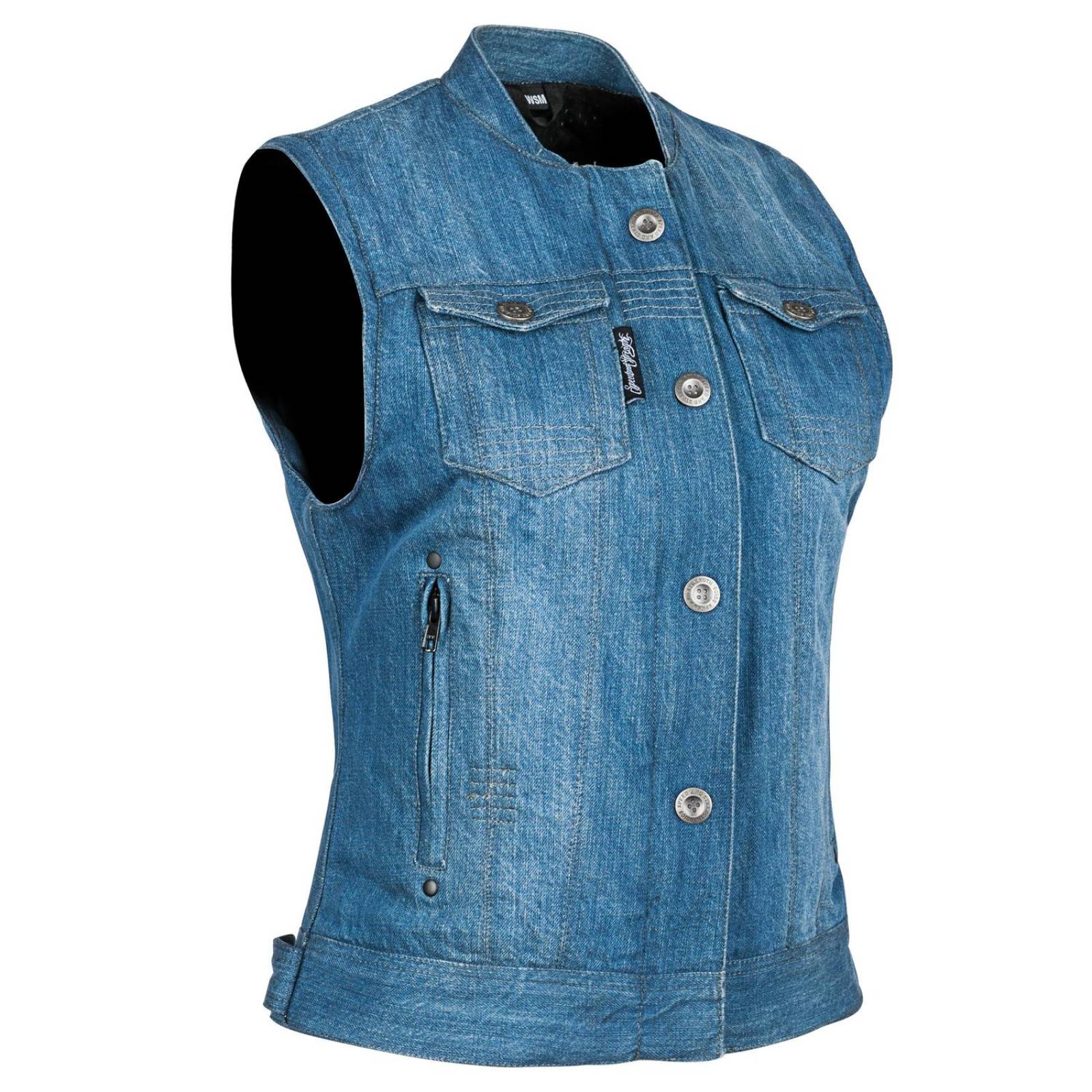 Chaleco Speed & Strength Glory Daze Mezclilla Moto Mujer 