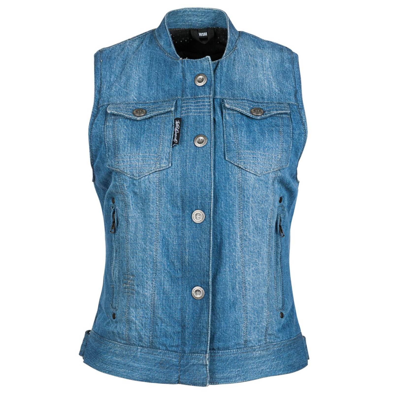 Chaleco Speed & Strength Glory Daze Mezclilla Moto Mujer 