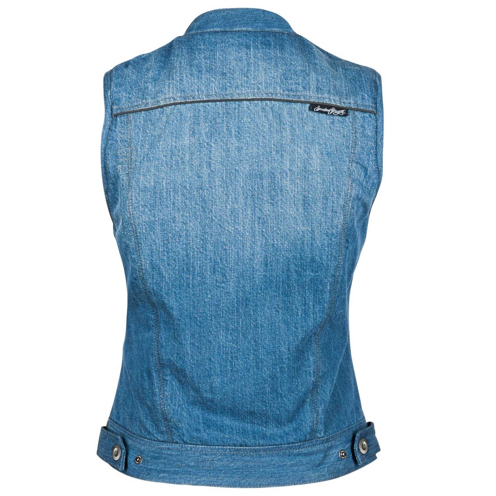 Chaleco Speed & Strength Glory Daze Mezclilla Moto Mujer 