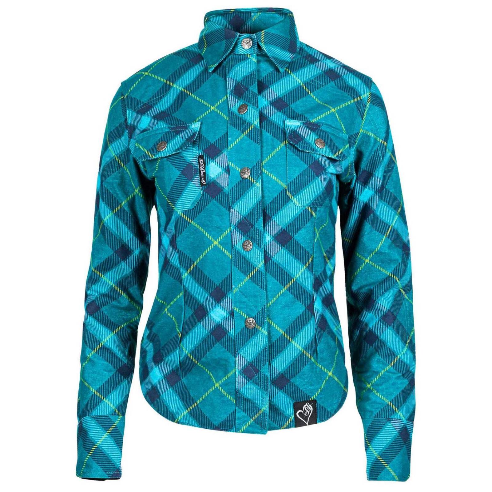 Camisa Speed & Strength Cross My Heart Mujer Algodón / Kevlar Teal 