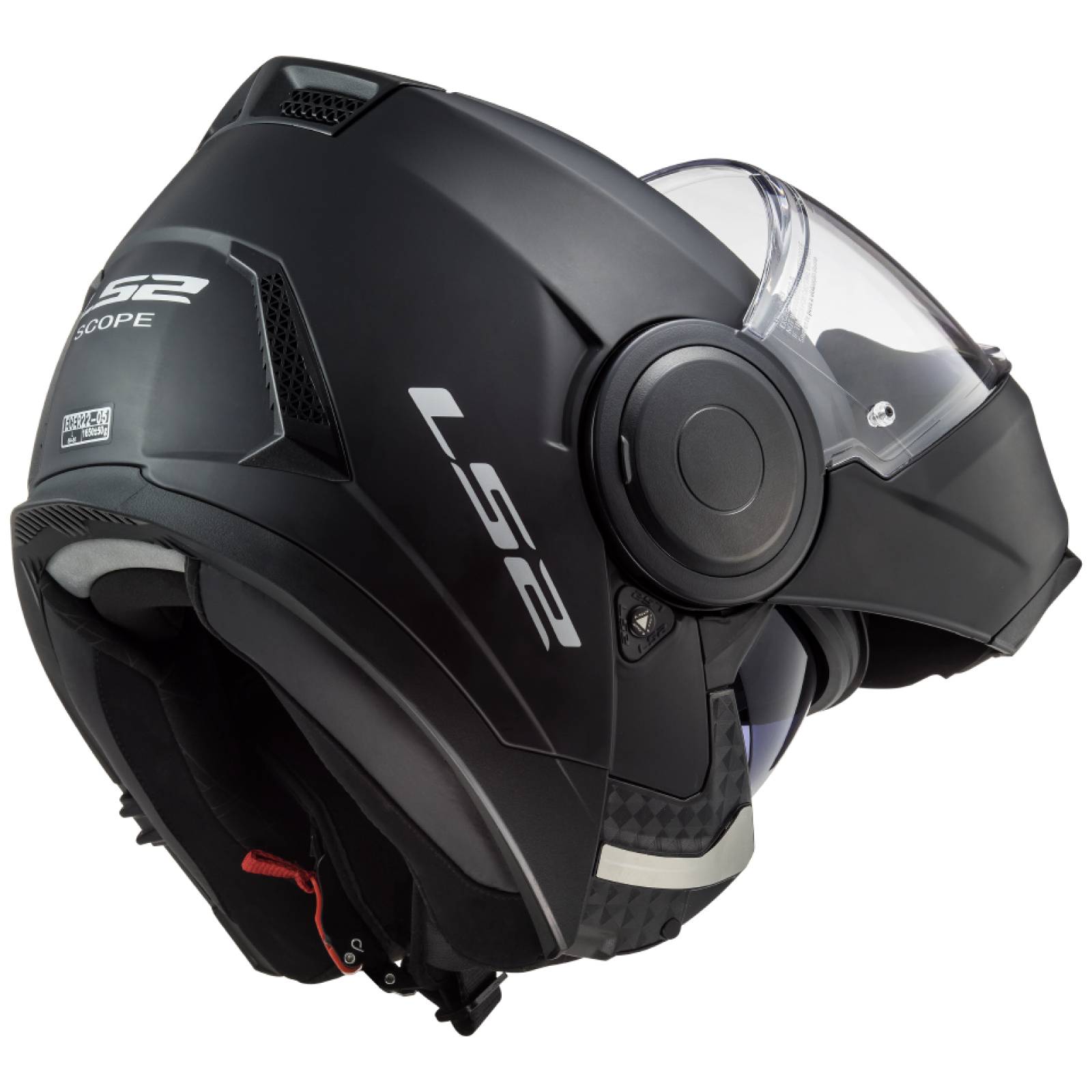 Casco Abatible Modular LS2 FF902 Scope Solid - Negro Mate