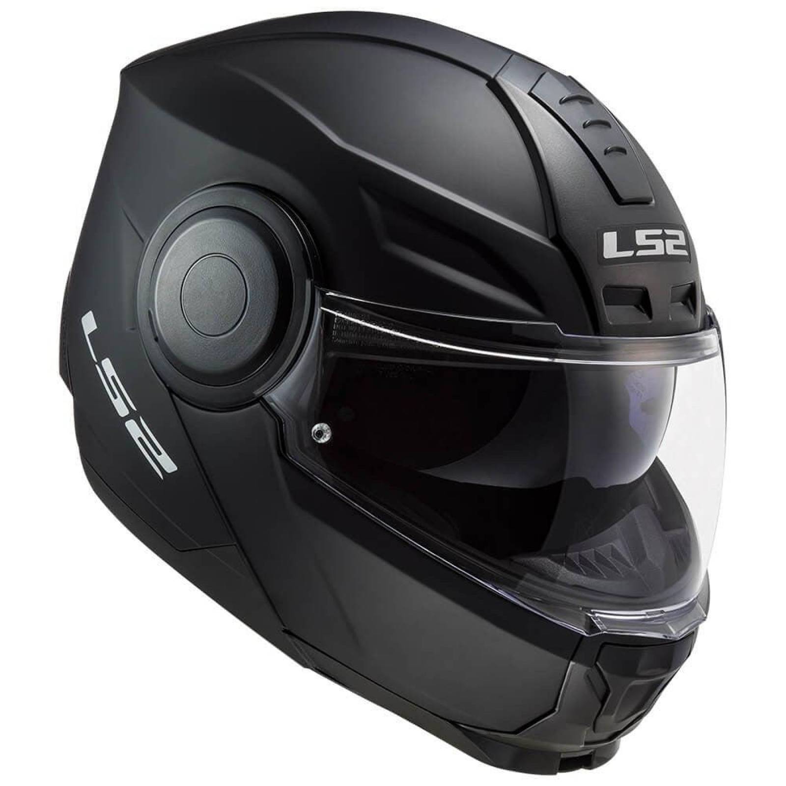 Casco Abatible Modular LS2 FF902 Scope Solid - Negro Mate