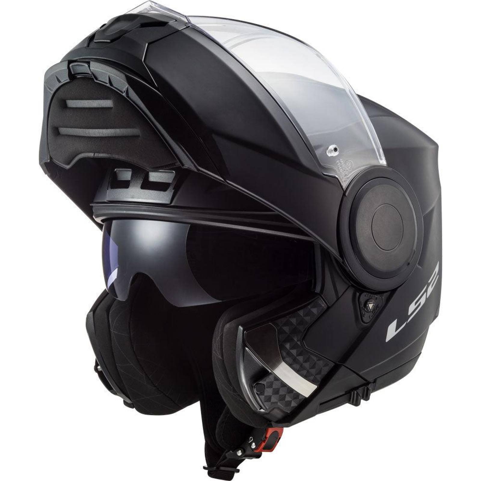 Casco Abatible Modular LS2 FF902 Scope Solid - Negro Mate