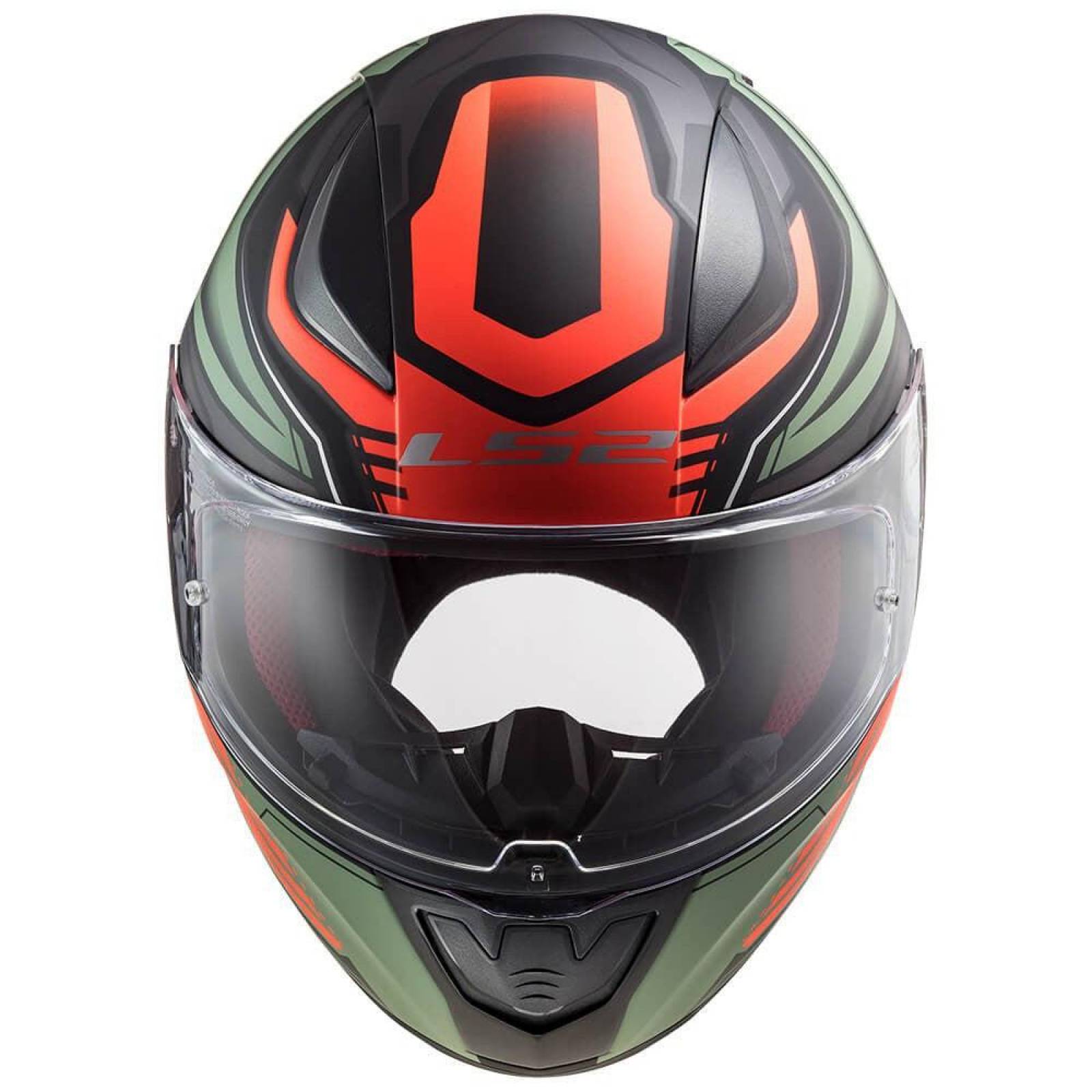 CASCO LS2 INTEGRAL FF353 XTREET NEGRO-ROJO