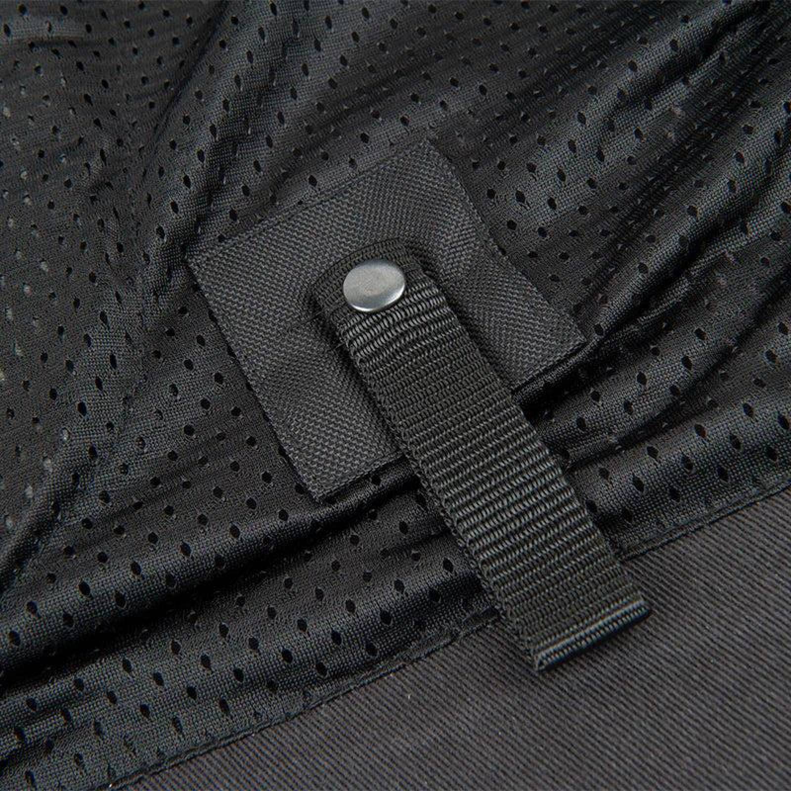 Chamarra Moto Joe Rocket Luna Waxed Canvas Negra para Mujer 