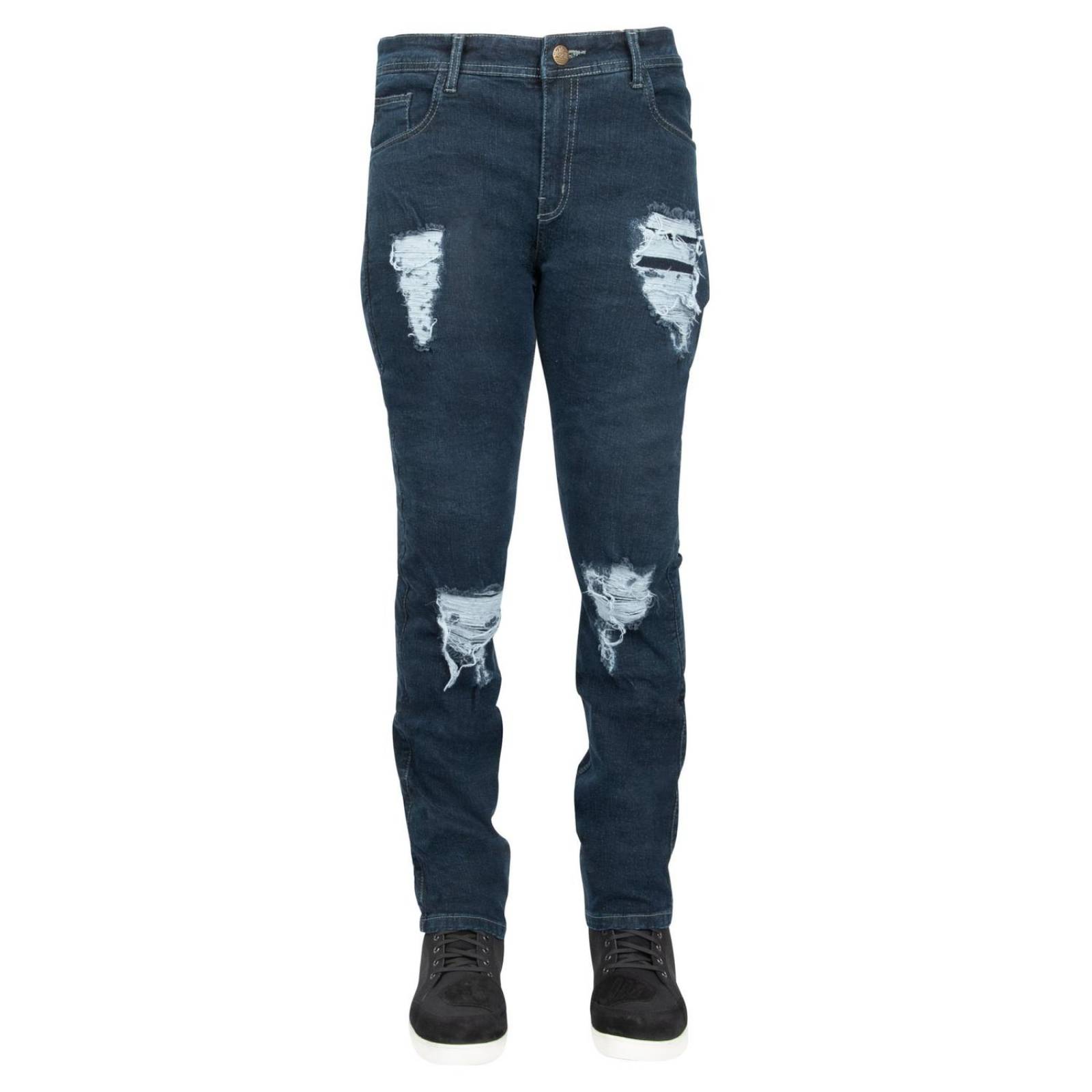 Pantalón De Mezclilla Moto Joe Rocket Queensway Negro Mujer