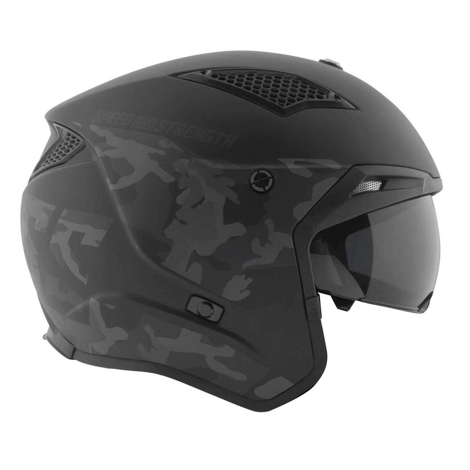 Casco Speed & Strength SS2400 CTA 3 N 1 Abierto 3/4 Integral 