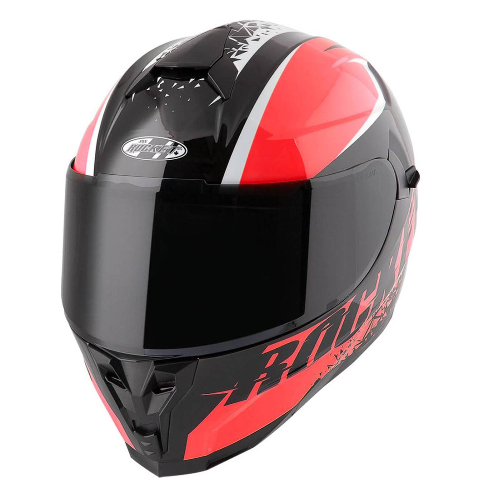 Casco Integral Joe Rocket RKT 200 Blaster Rojo / Negro 