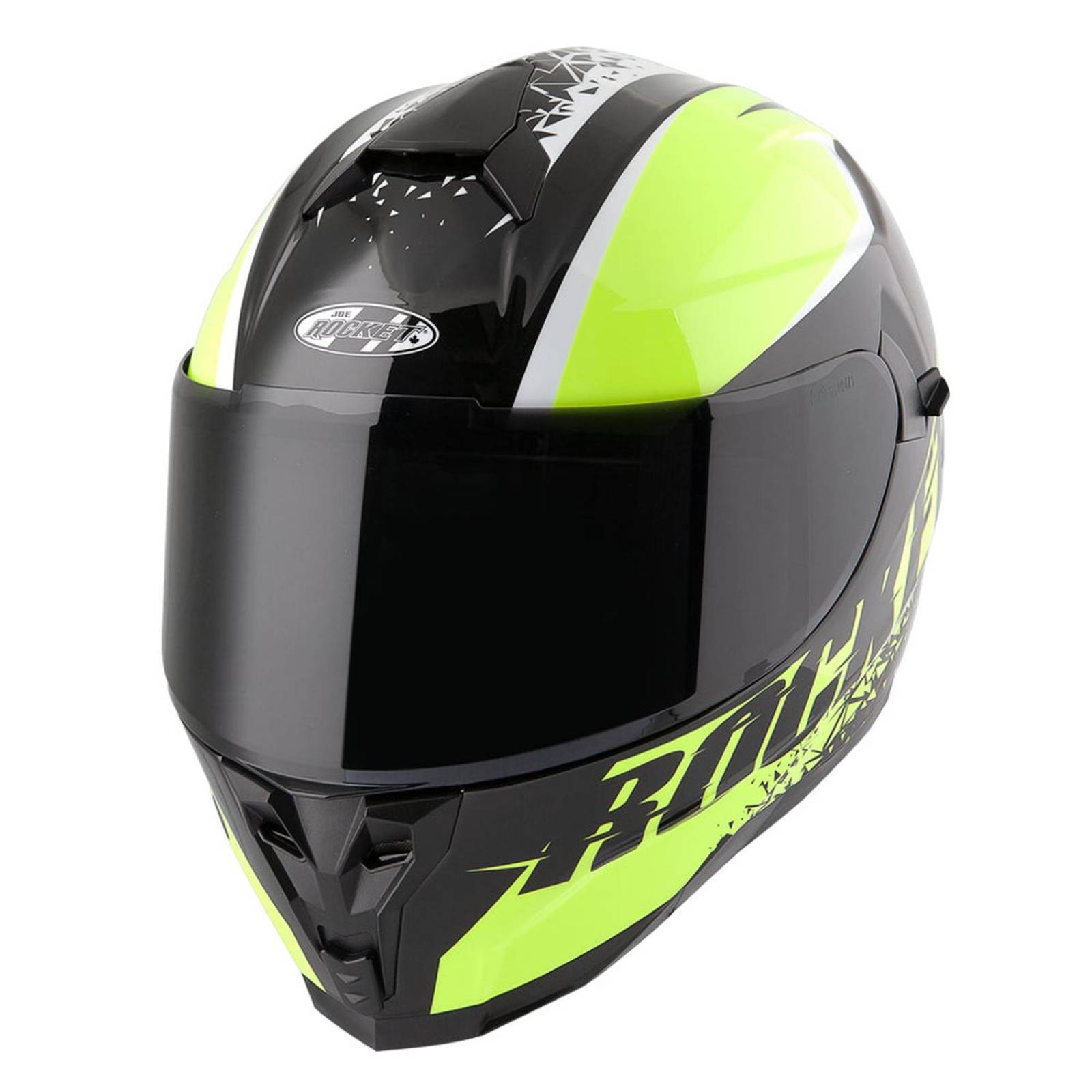 Casco Integral Joe Rocket RKT 200 Blaster Neón / Negro 
