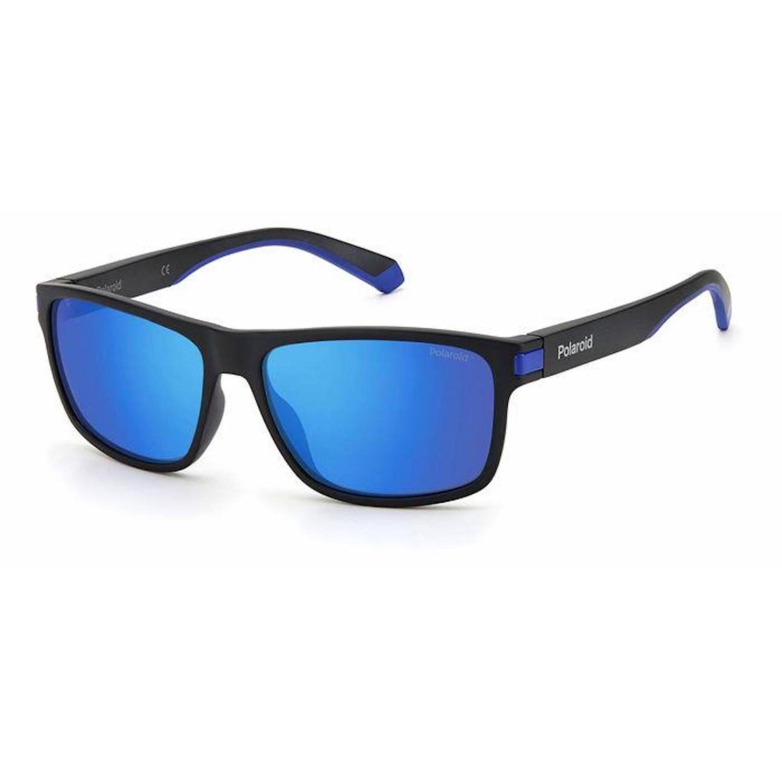Polaroid PLD 2121/S 0VK Negro Mate / Azul Polarizado 