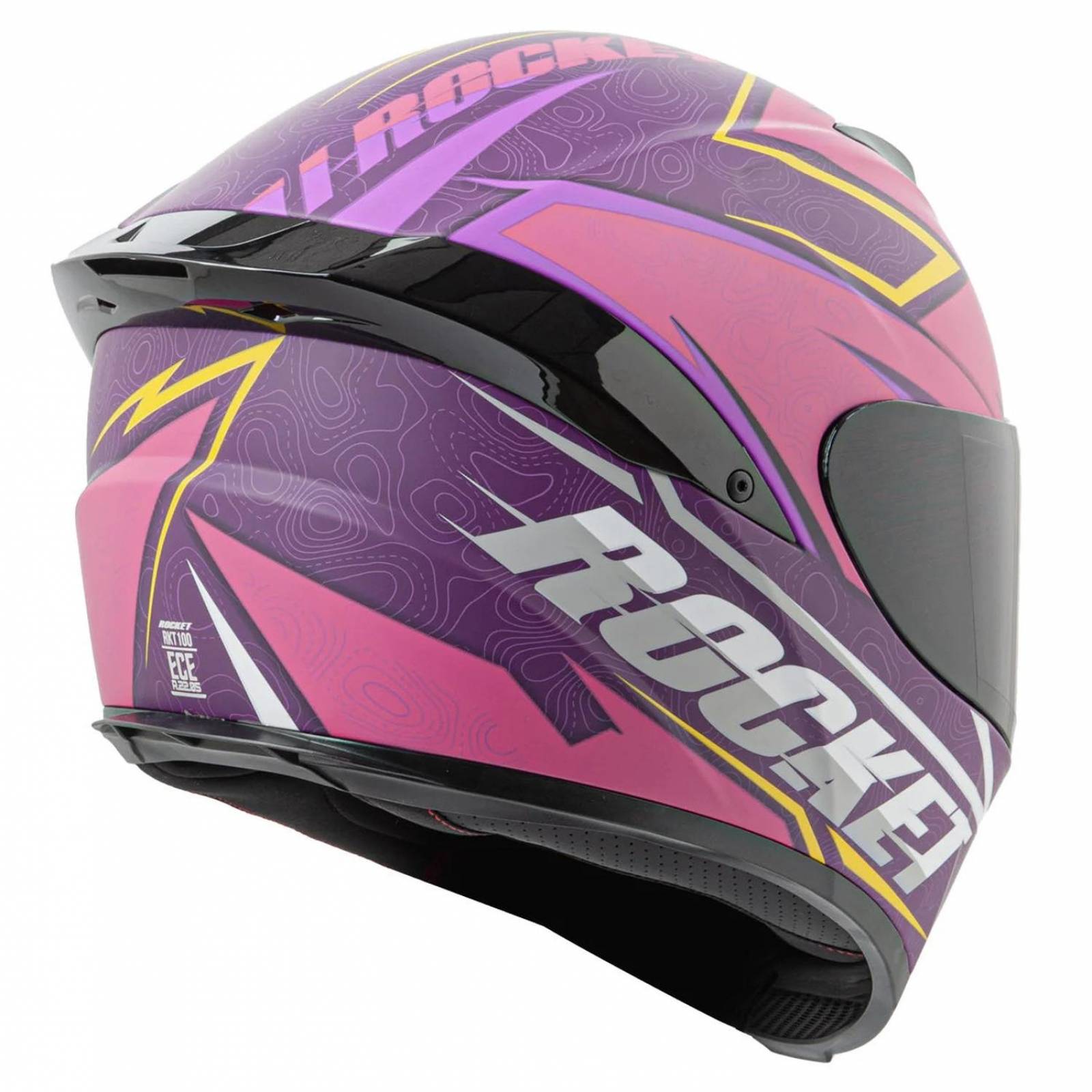 Casco Integral Joe Rocket RKT 100 Elevation Rosa Mujer 