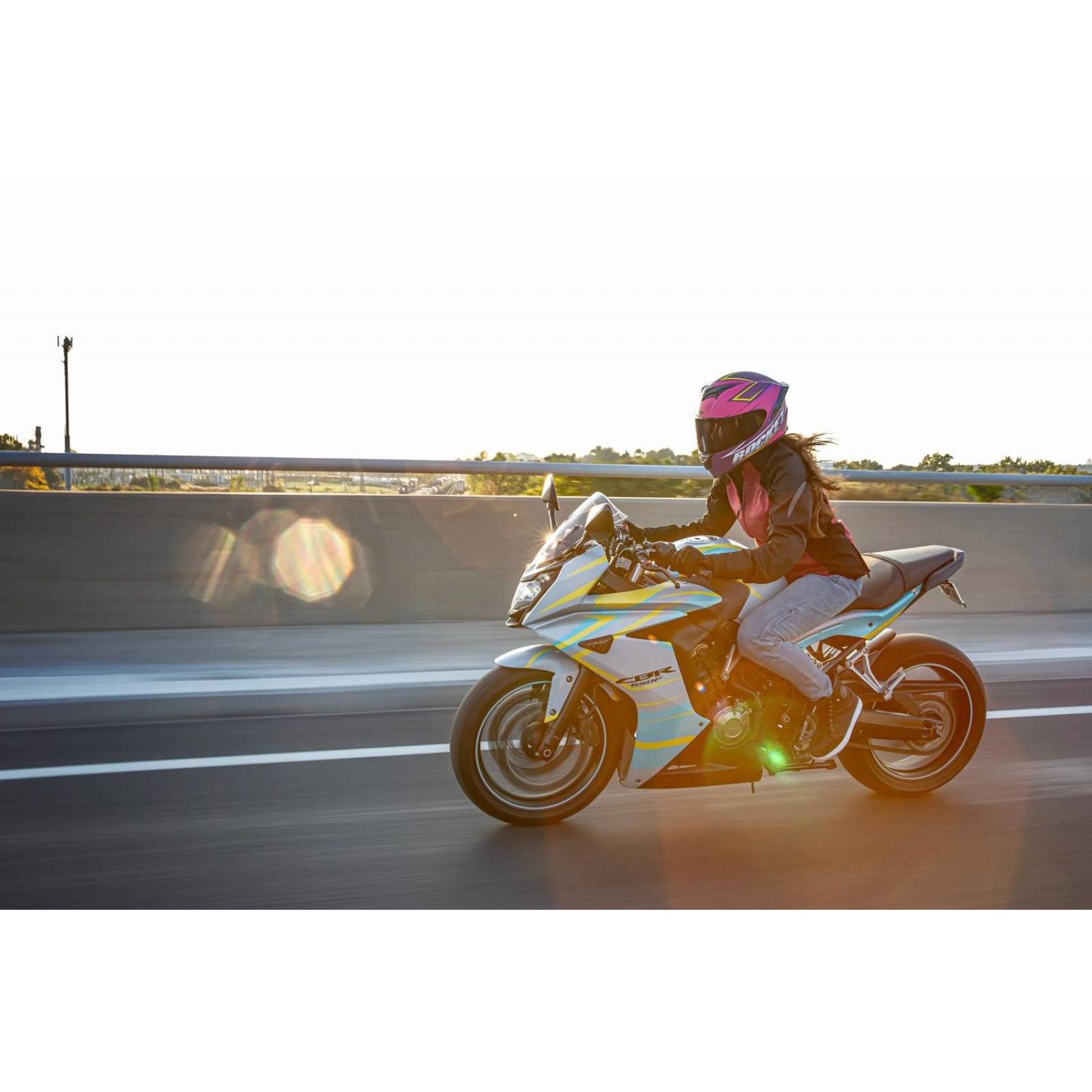 Casco Integral Joe Rocket RKT 100 Elevation Rosa Mujer 