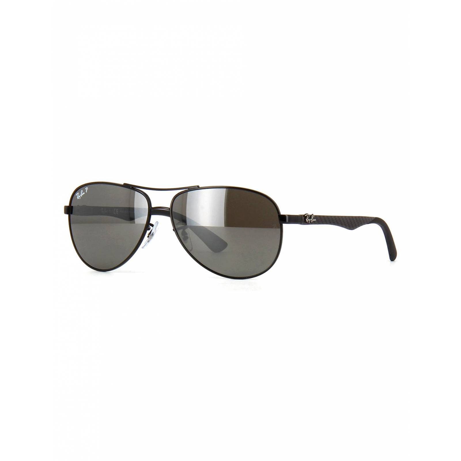 Lente De Sol Polarizado Ray Ban Rb8313 002/K7 61Mm Negro/ Gris