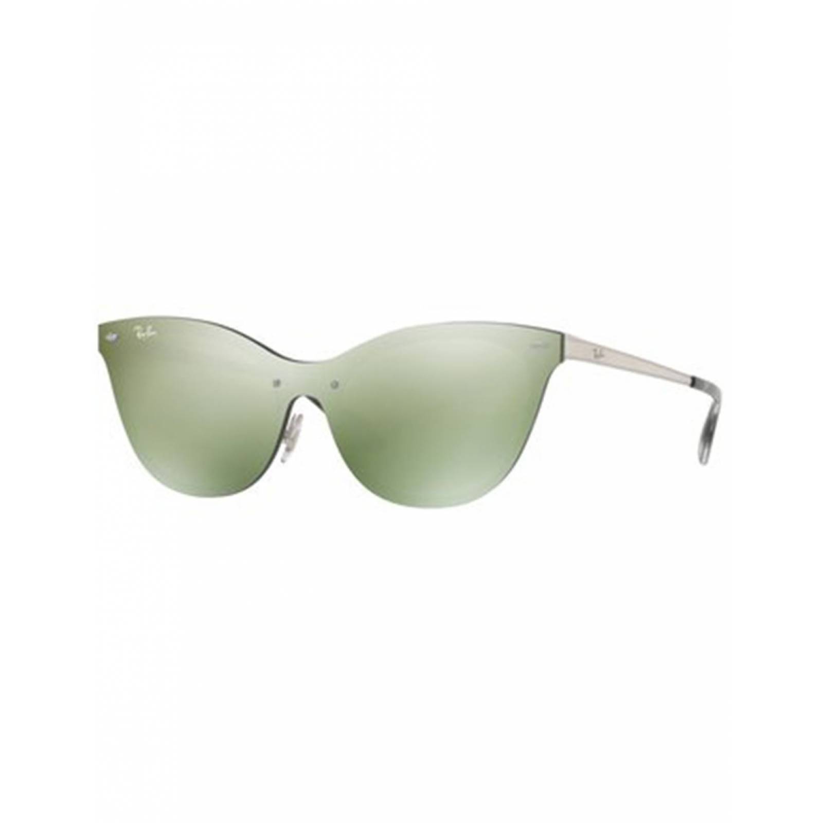 Lente De Sol Ray Ban Blaze Cat-Eye Rb3580N 042/30 43Mm Plata