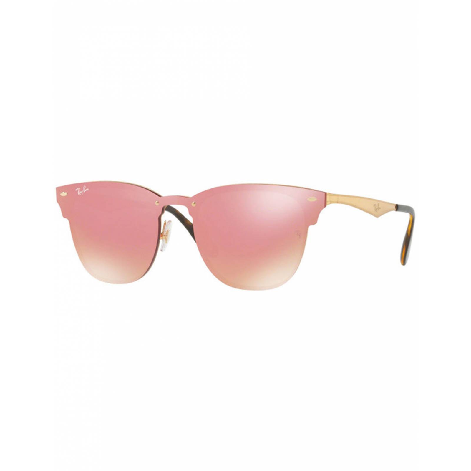 Lente De Sol Ray Ban Blaze Clubmaster Rb3576N 043/E4 47Mm Rosa