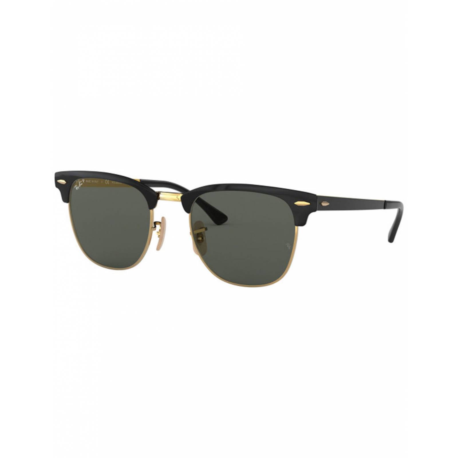 Lente De Sol Ray Ban Clubmaster Metal Rb3716 187 51Mm G15 Negro