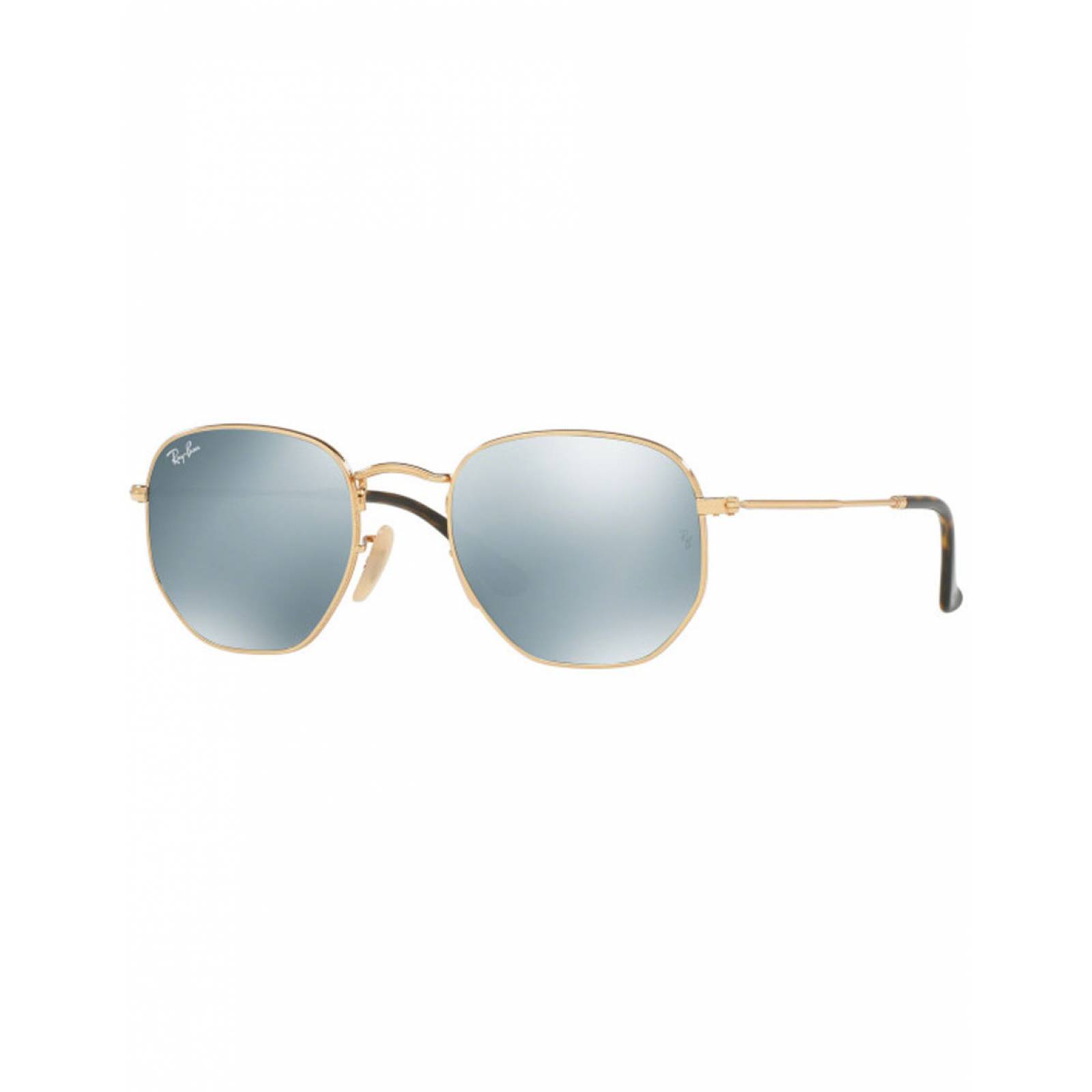 Lente De Sol Ray Ban Hexagonal Flat Rb3548N 001/30 54Mm Plata