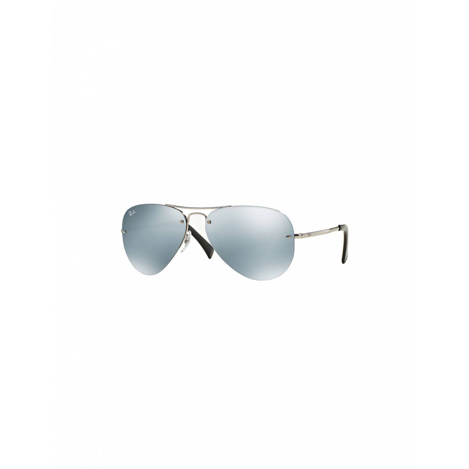 Lente De Sol Ray Ban Polarizado Rb3449 003/82 59Mm Plata